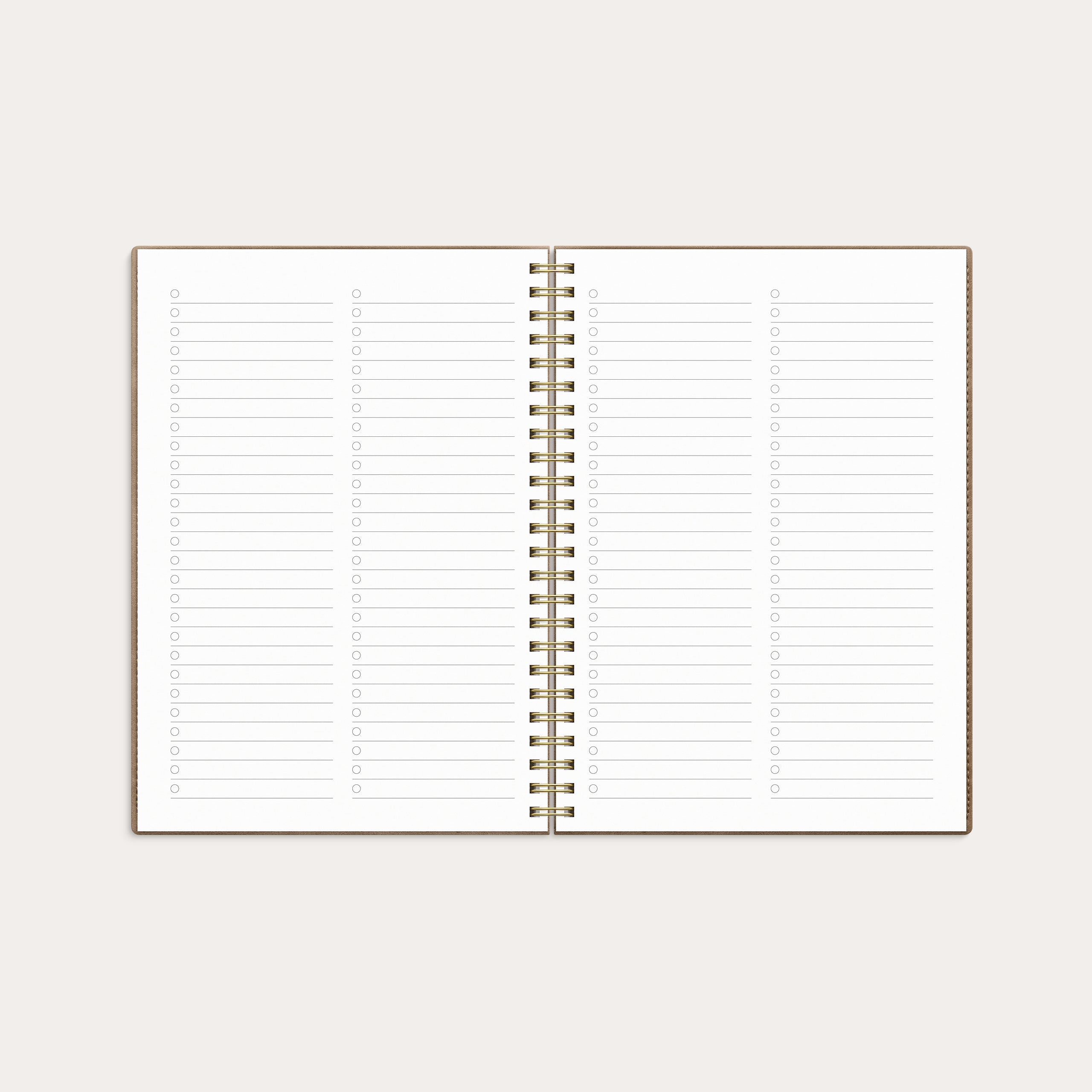 Kalender 26/27 Senator A5 Twist beige – detail view