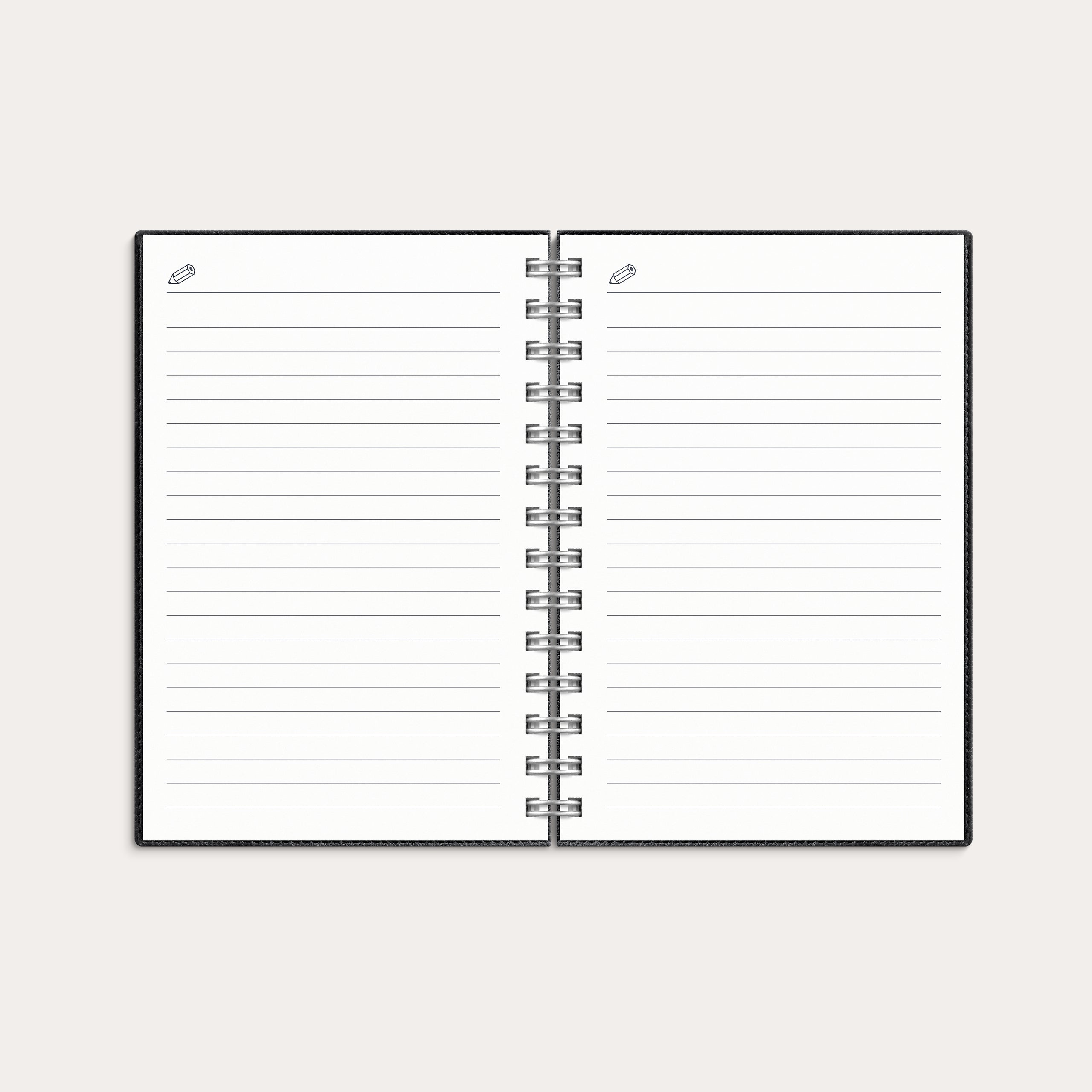 Lilla Studieåret Twist 26/27 svart – detail view