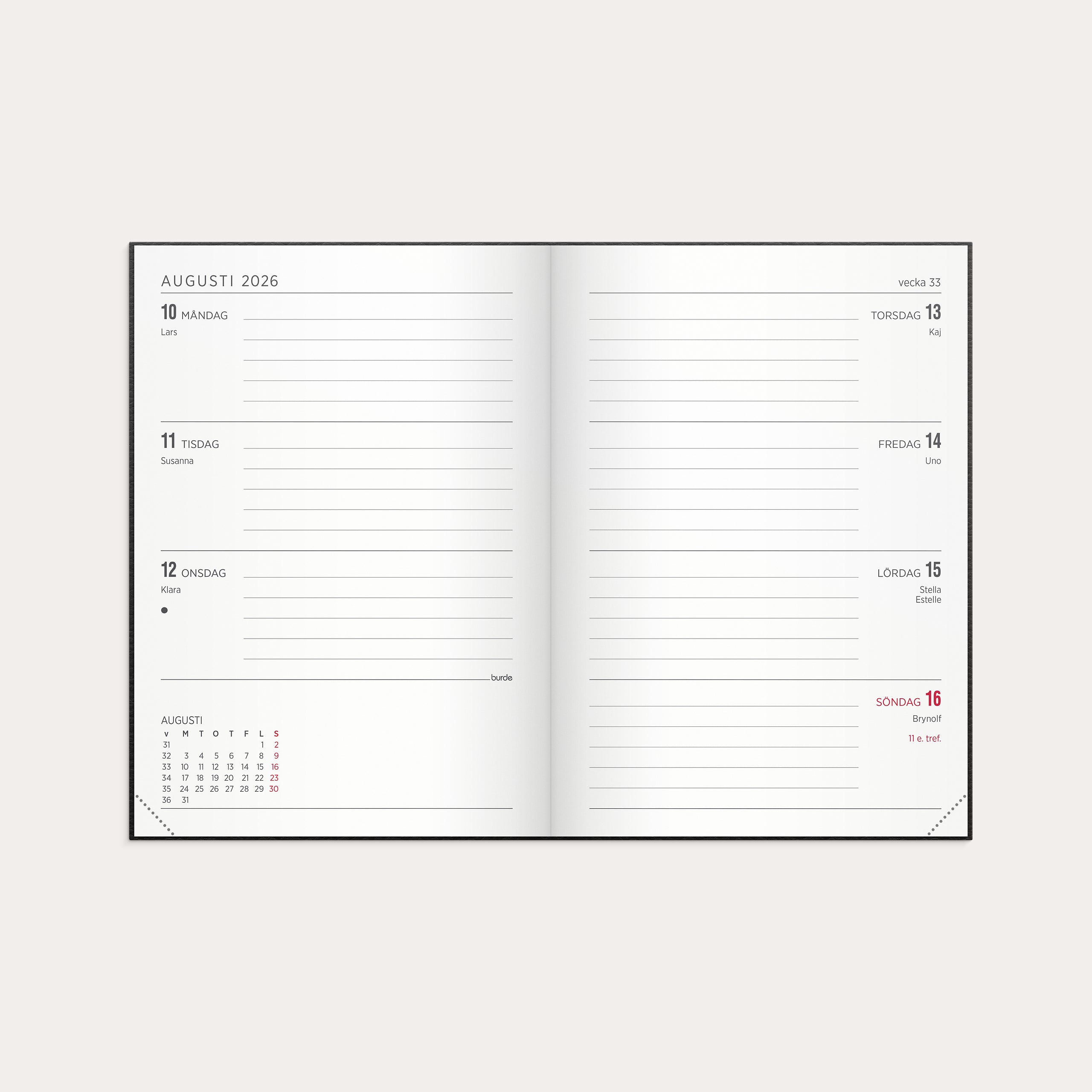 Kalender 26/27 Senator A6 Vega