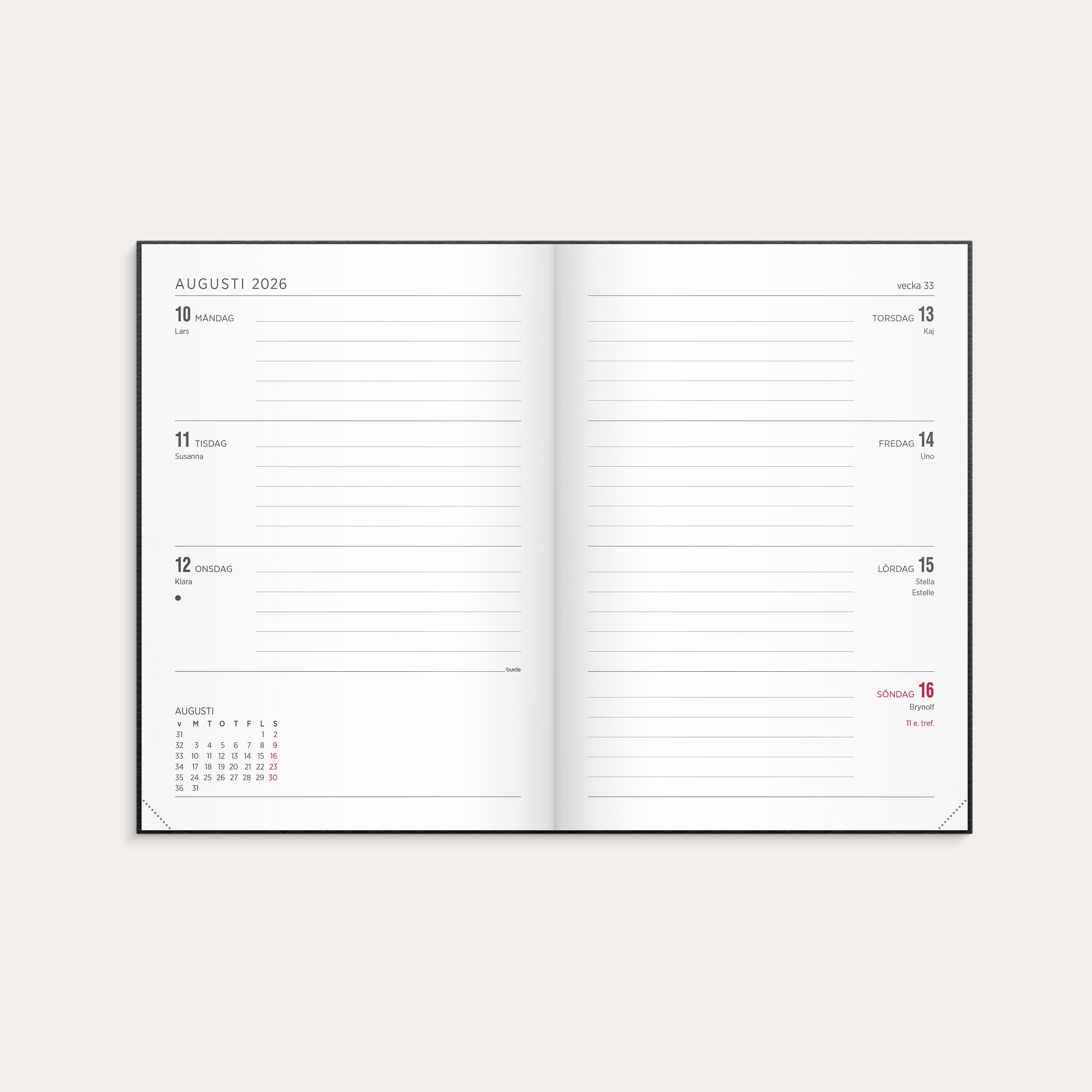 Kalender 26/27 Senator A5 Vega