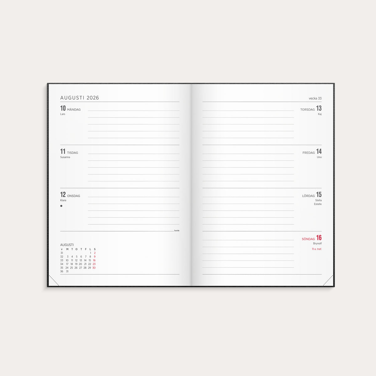 Kalender 26/27 Senator A5 Vega