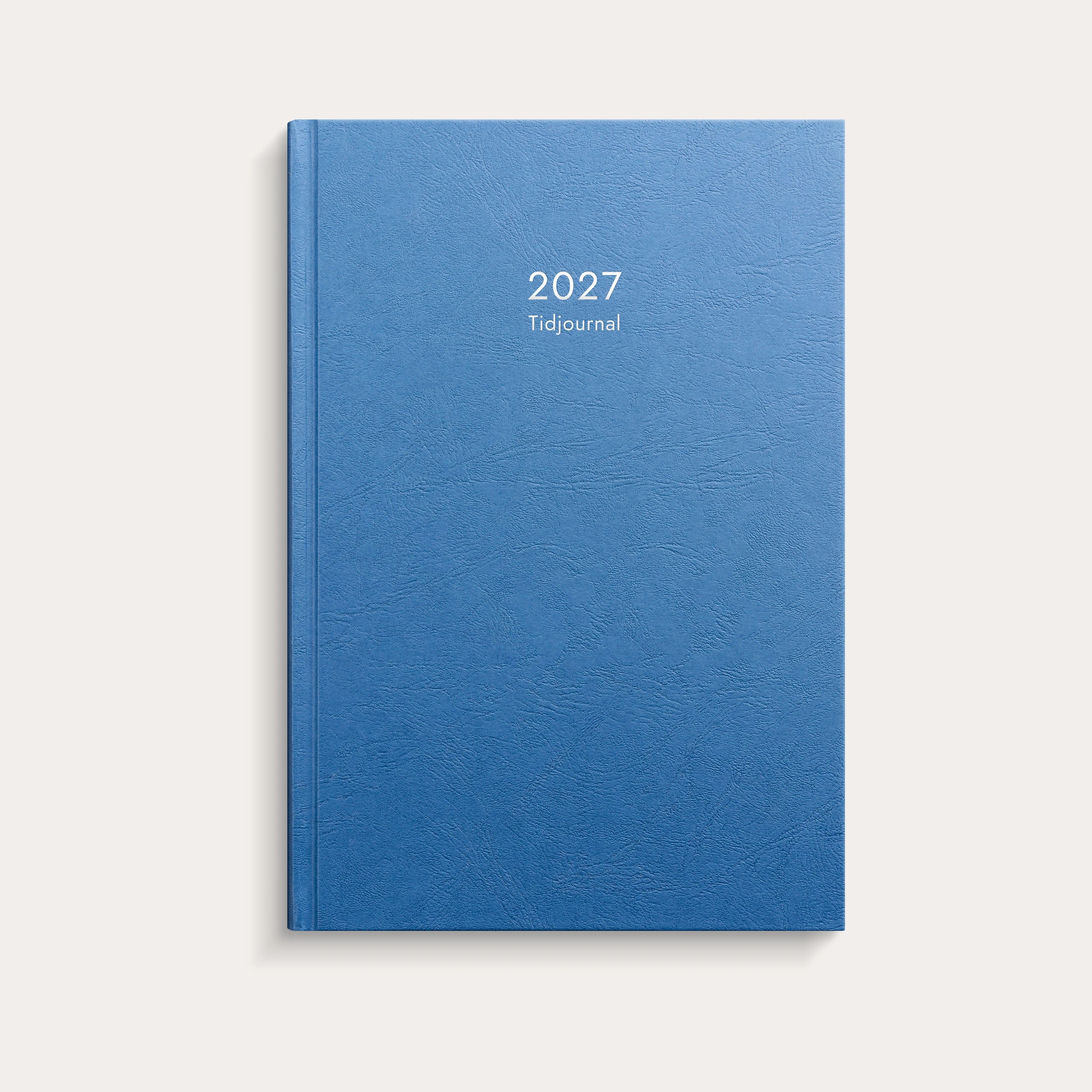 Tidjournal 2027 blå kartong