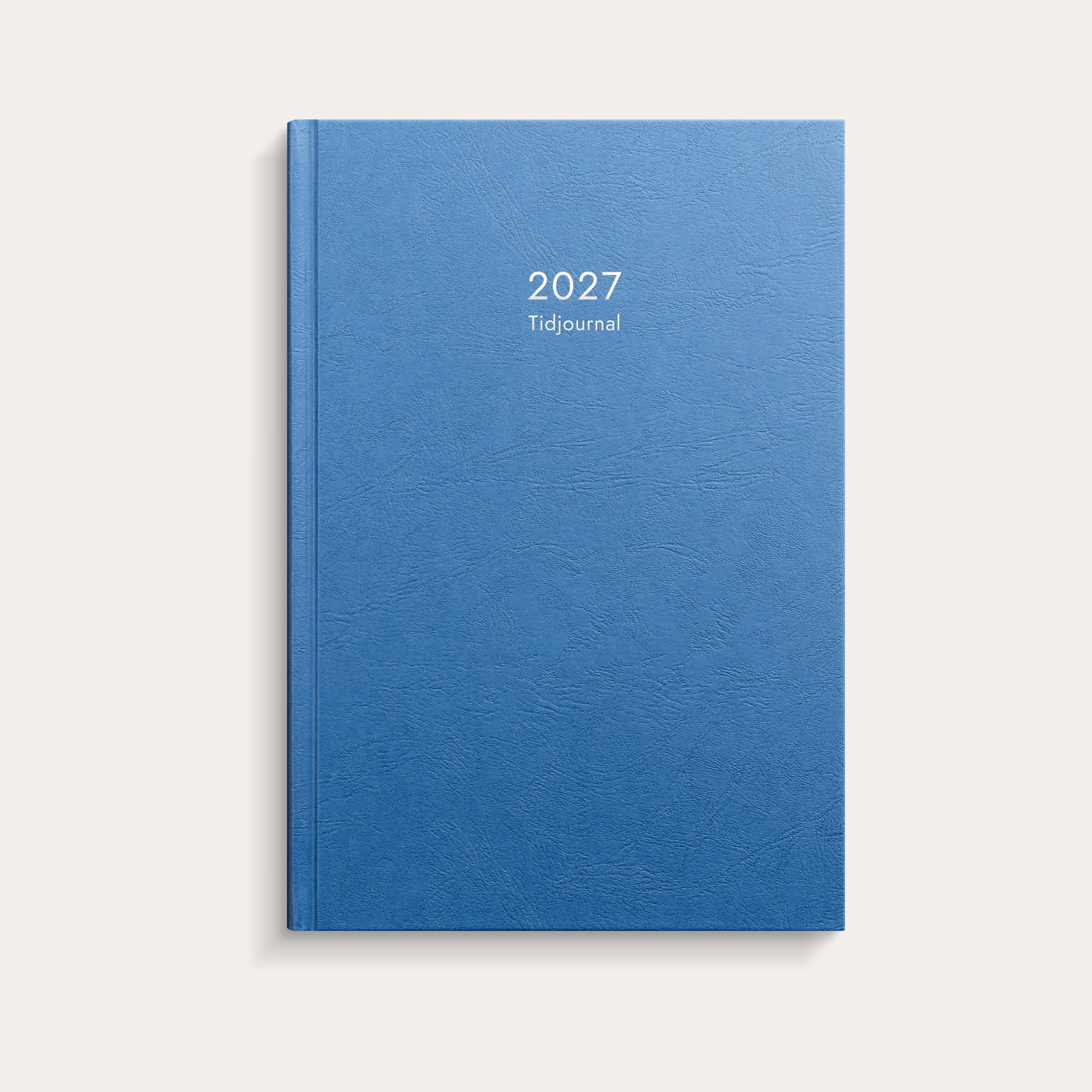 Tidjournal 2027 blå kartong
