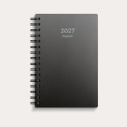 Dagbok 2027 svart PP-plast