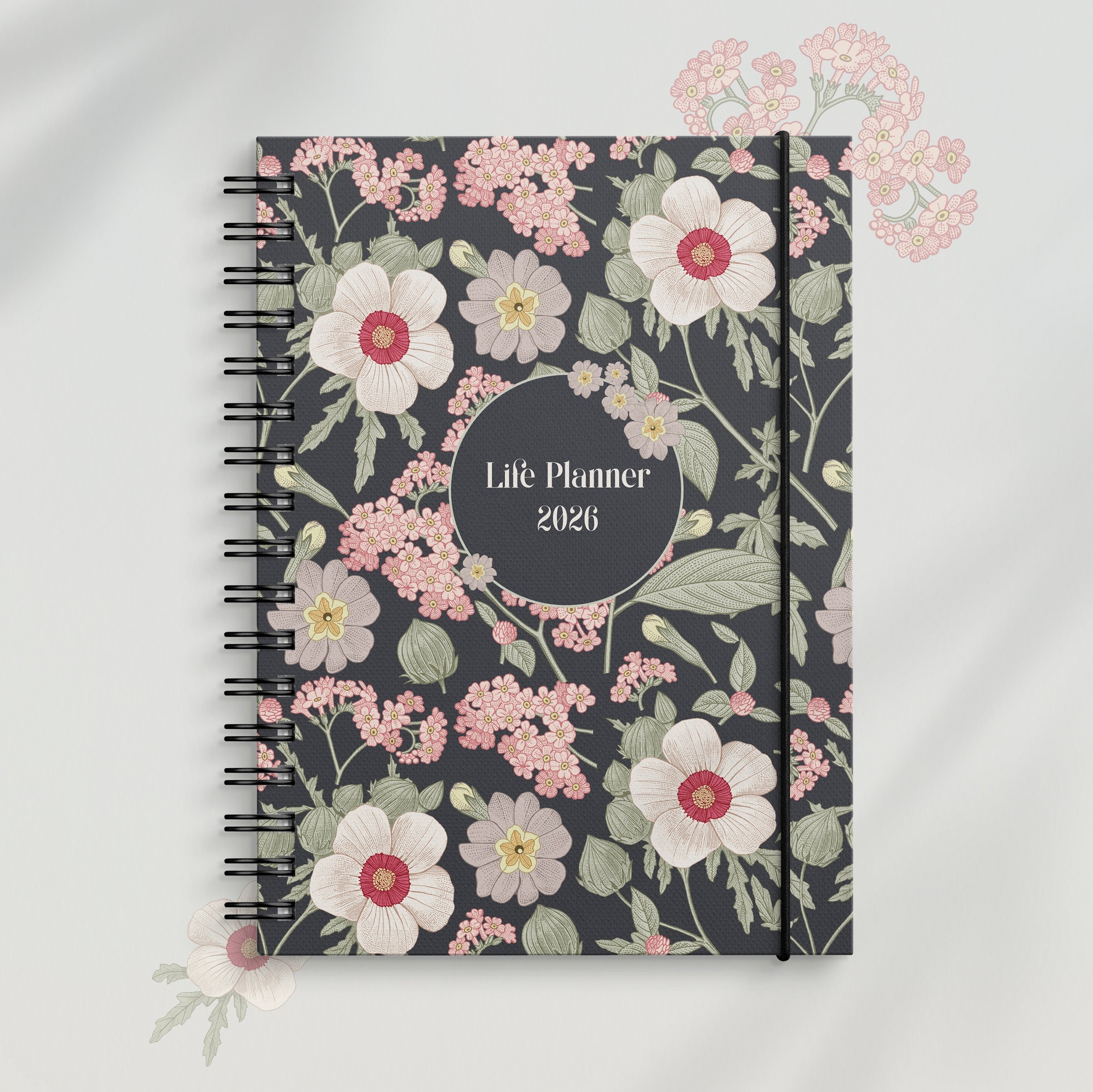Kalender 2026 Life Planner Floral