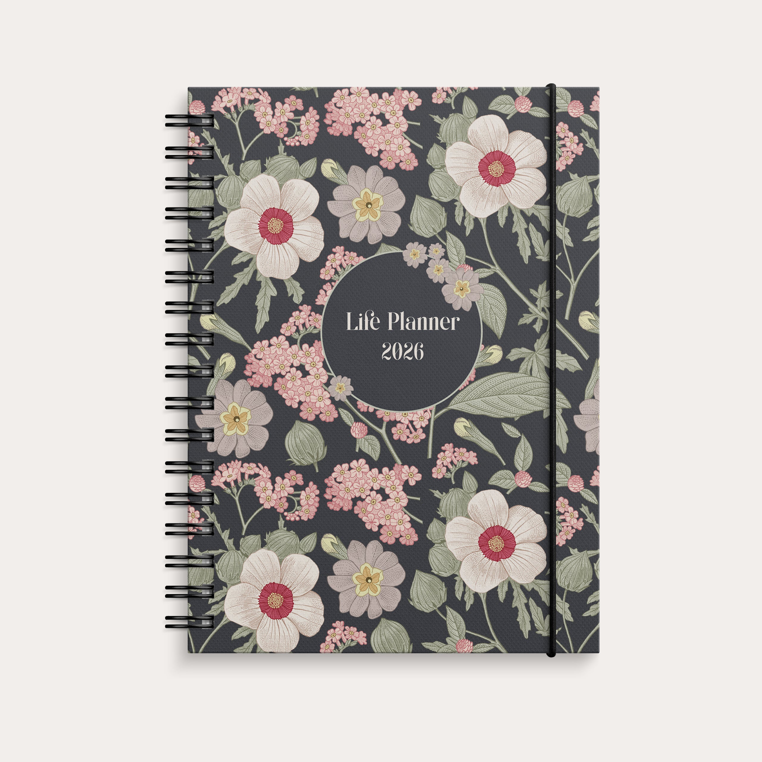 Kalender 2026 Life Planner Floral