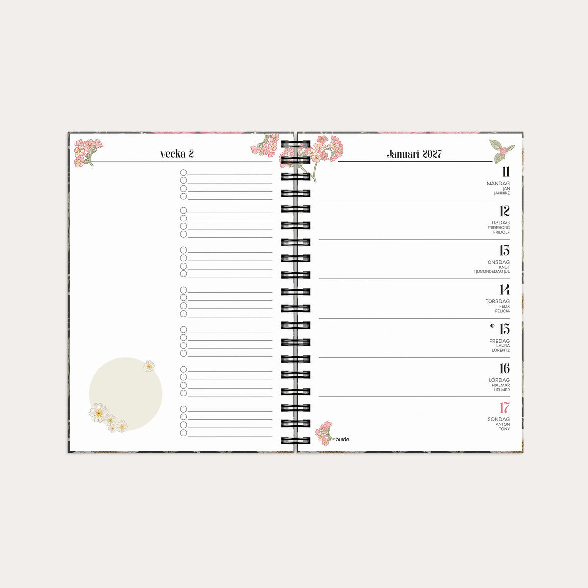 Life Planner Floral 2027