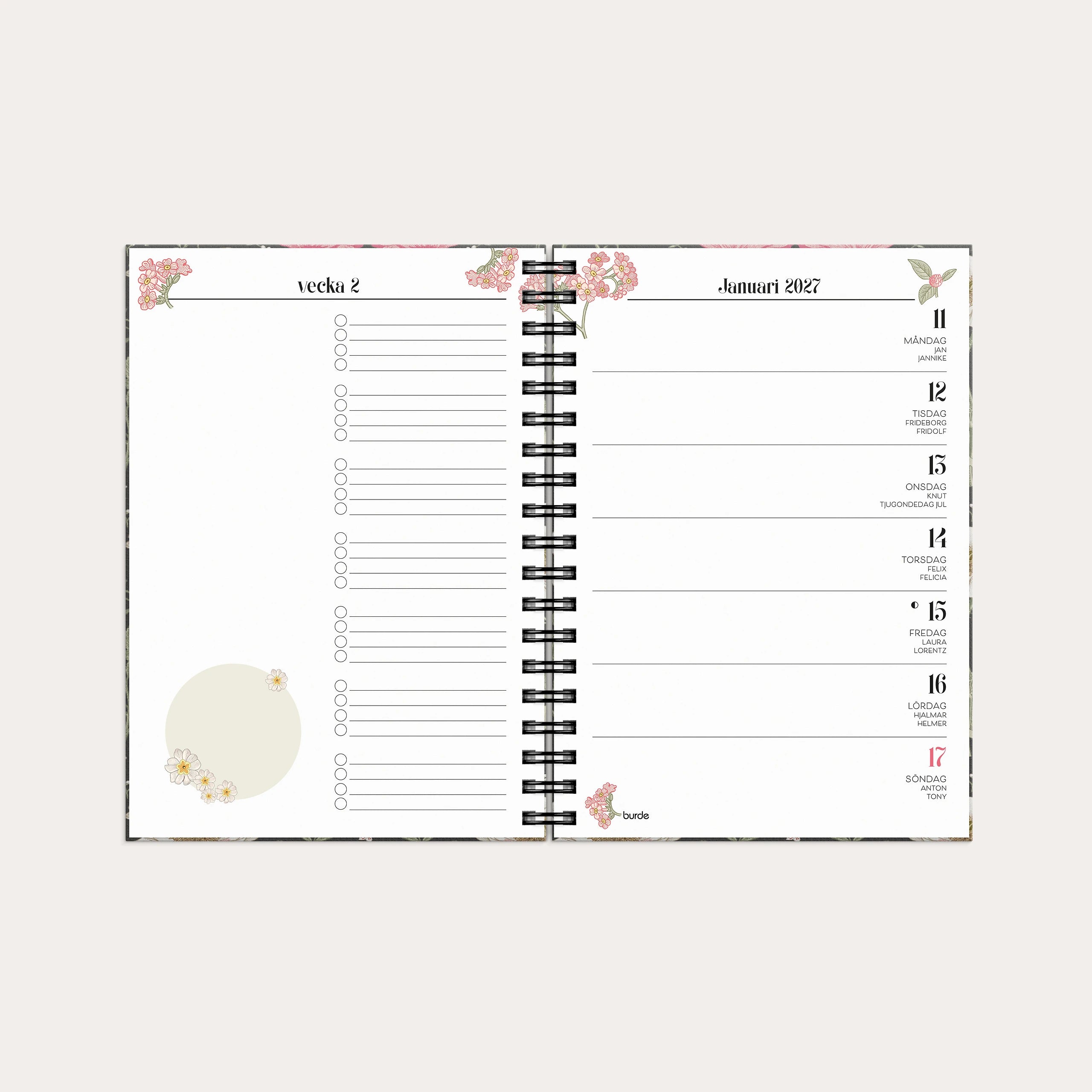 Life Planner Floral 2027