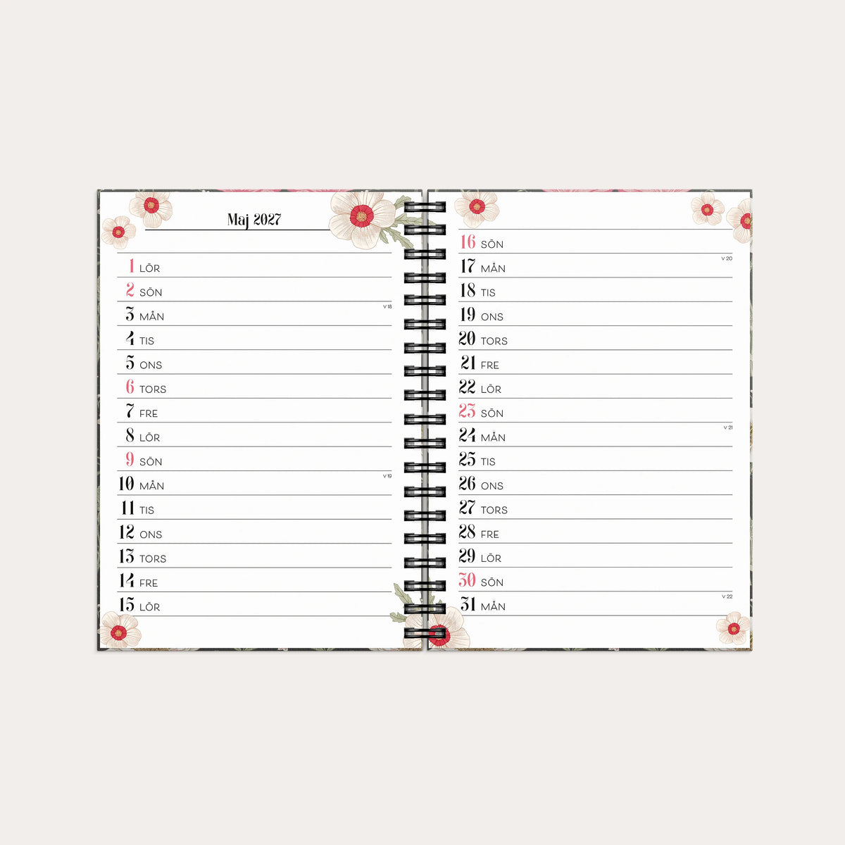 Life Planner Floral 2027