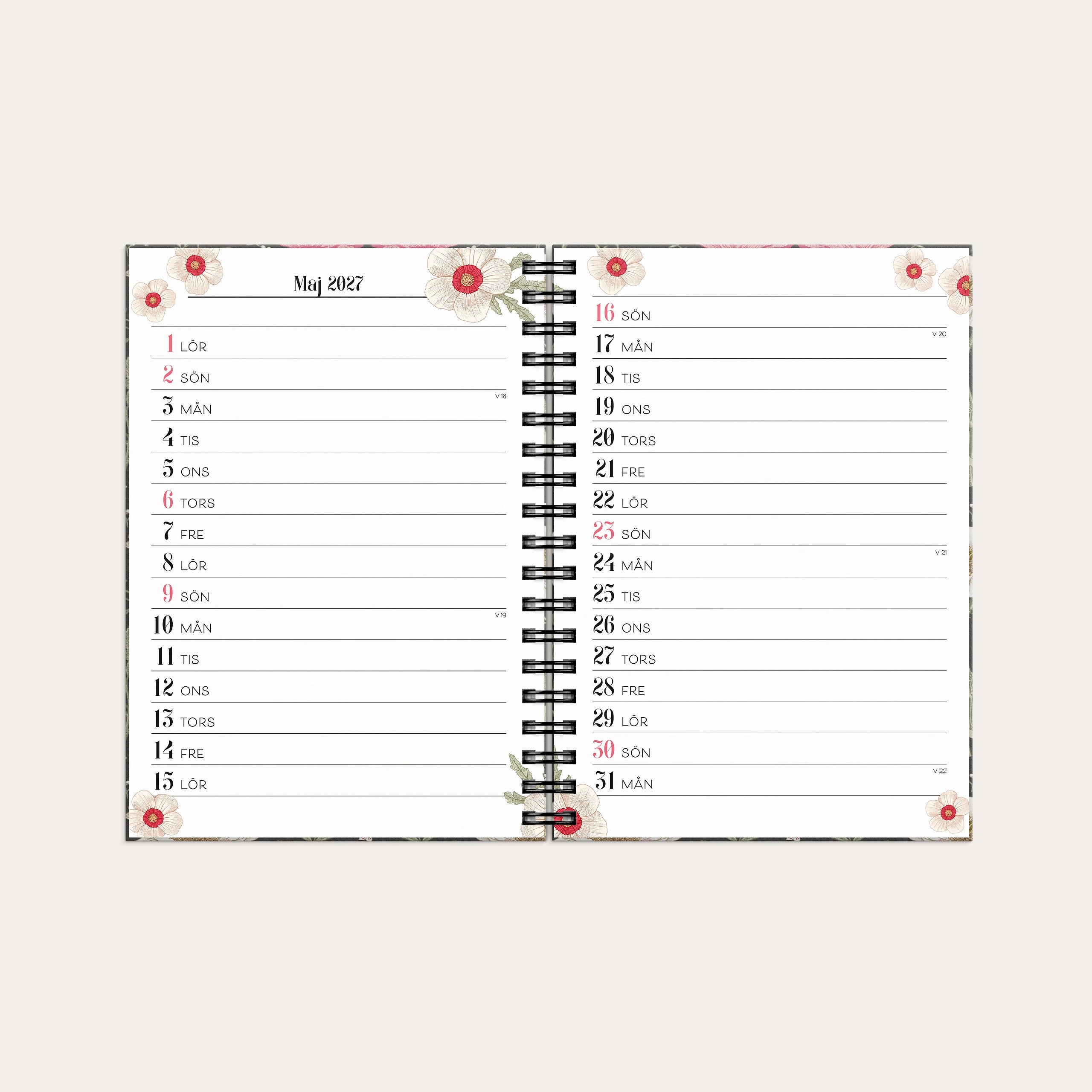 Life Planner Floral 2027
