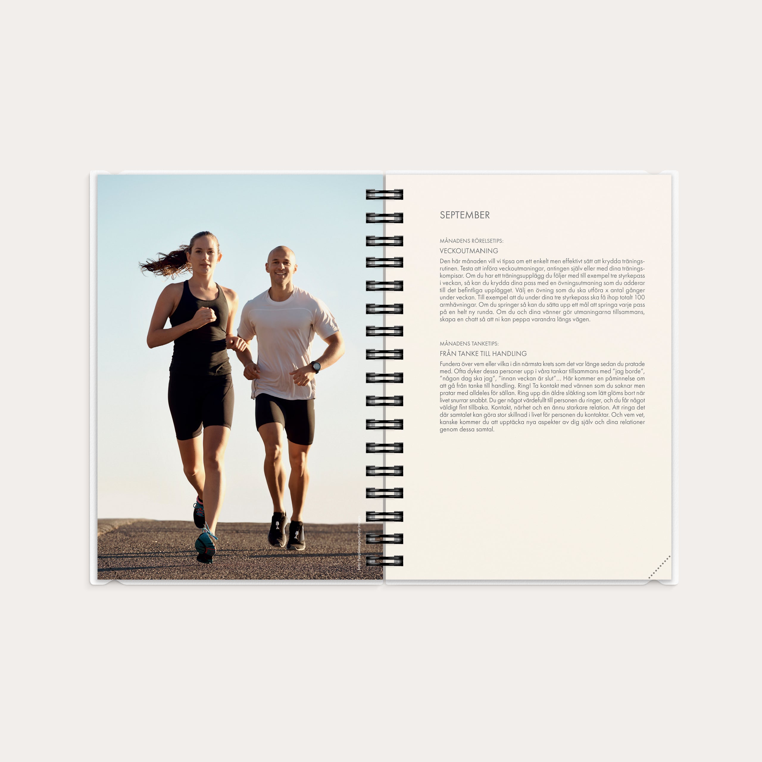 Kalender 2026 Träningskalendern A6 2i1