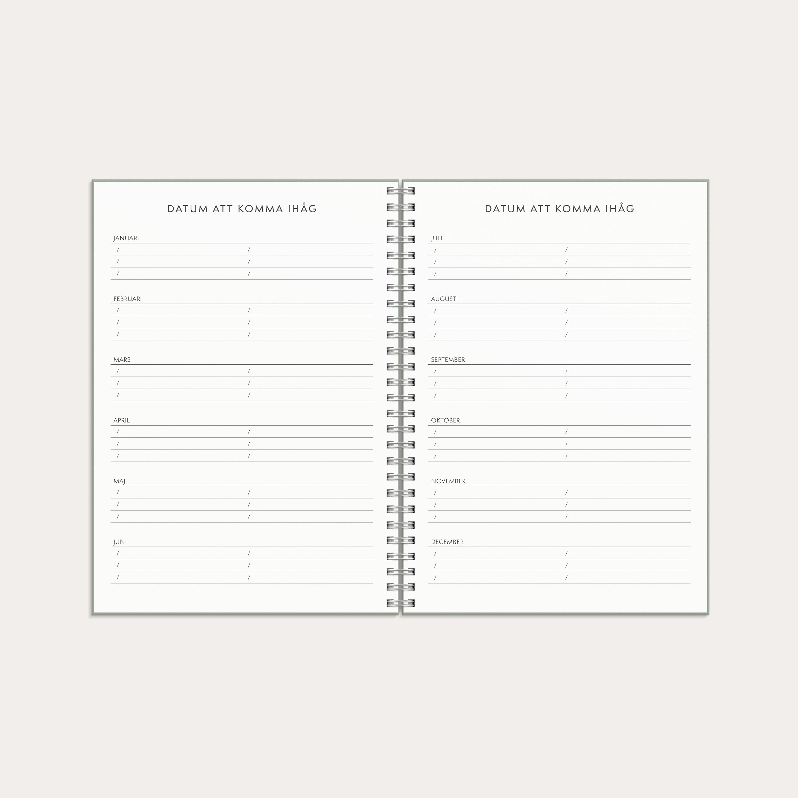 Kalender 2026 Plan more