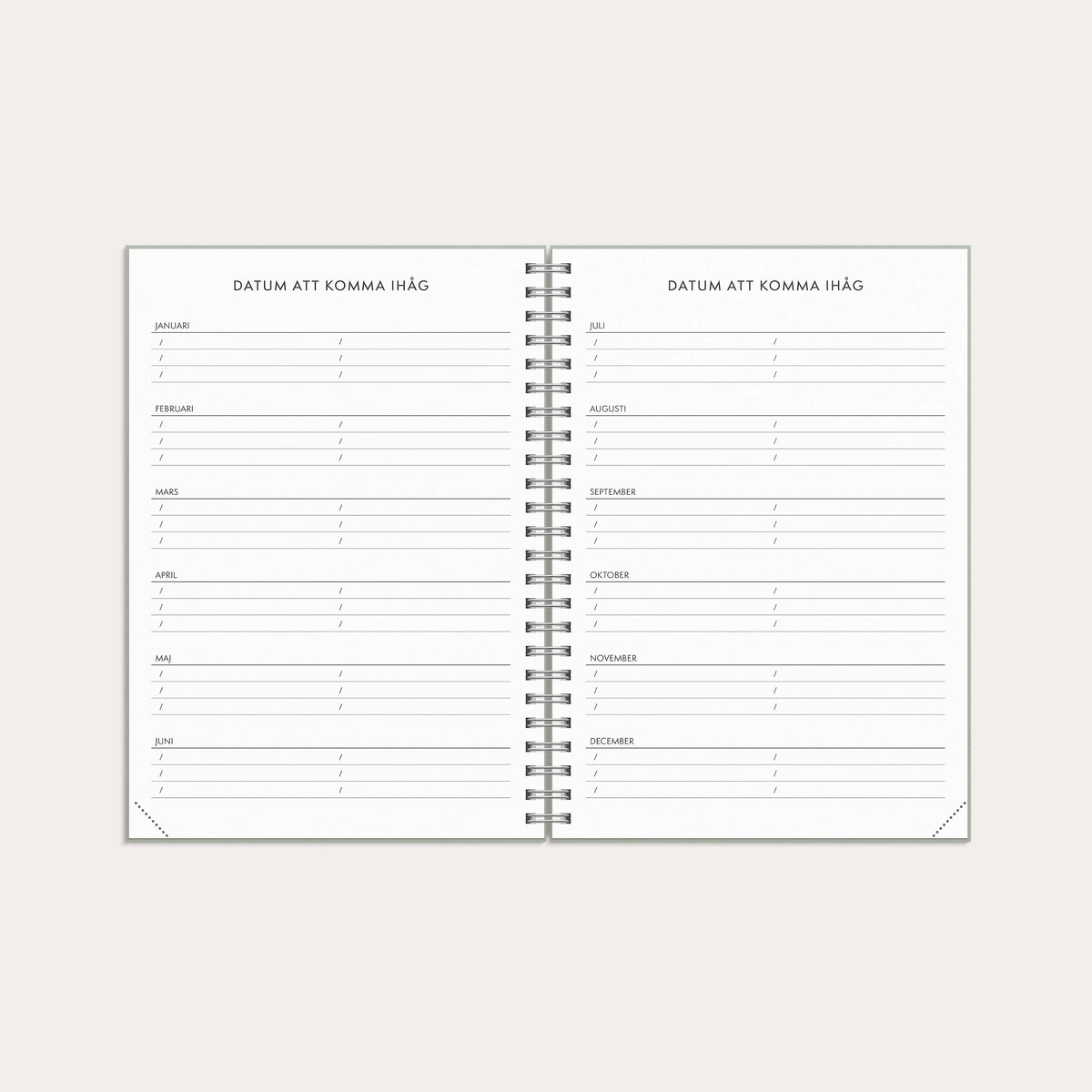 Kalender Plan more 2027