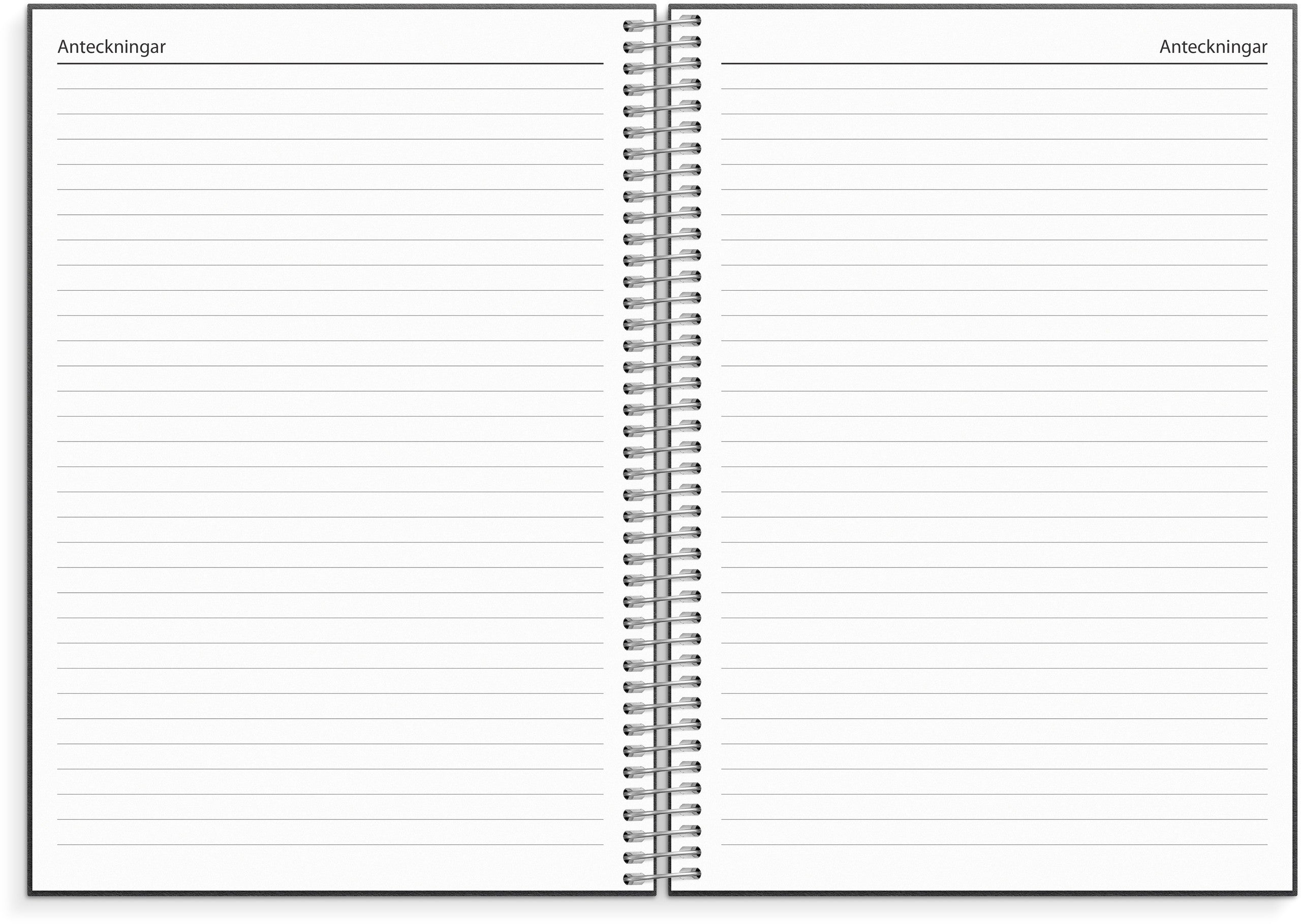Kalender 2027 Business VIP svart konstläder