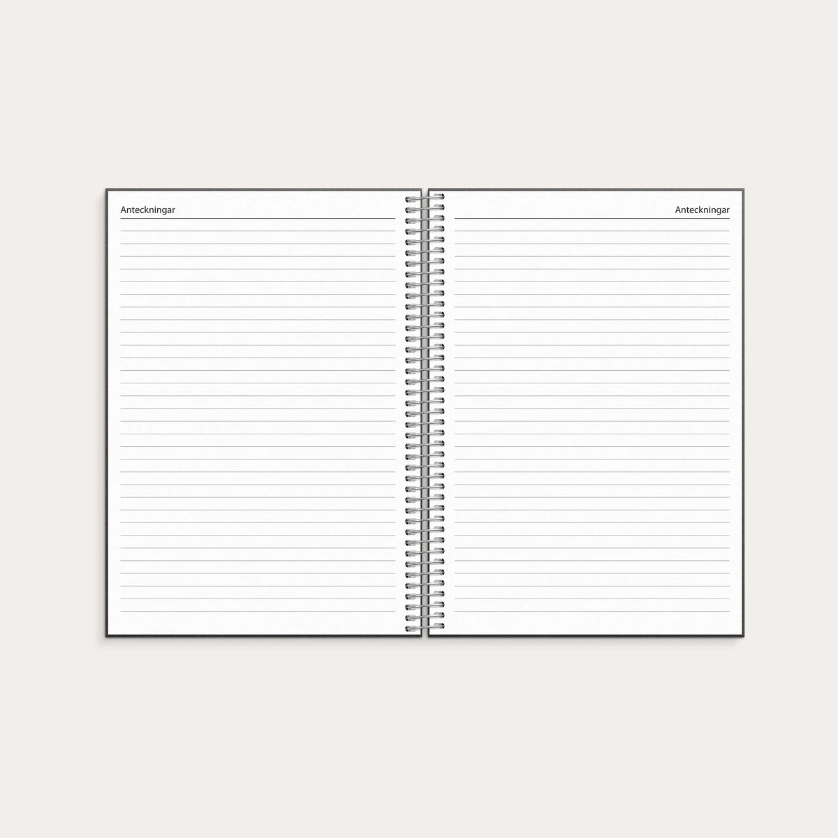 Kalender 2027 Business VIP svart konstläder