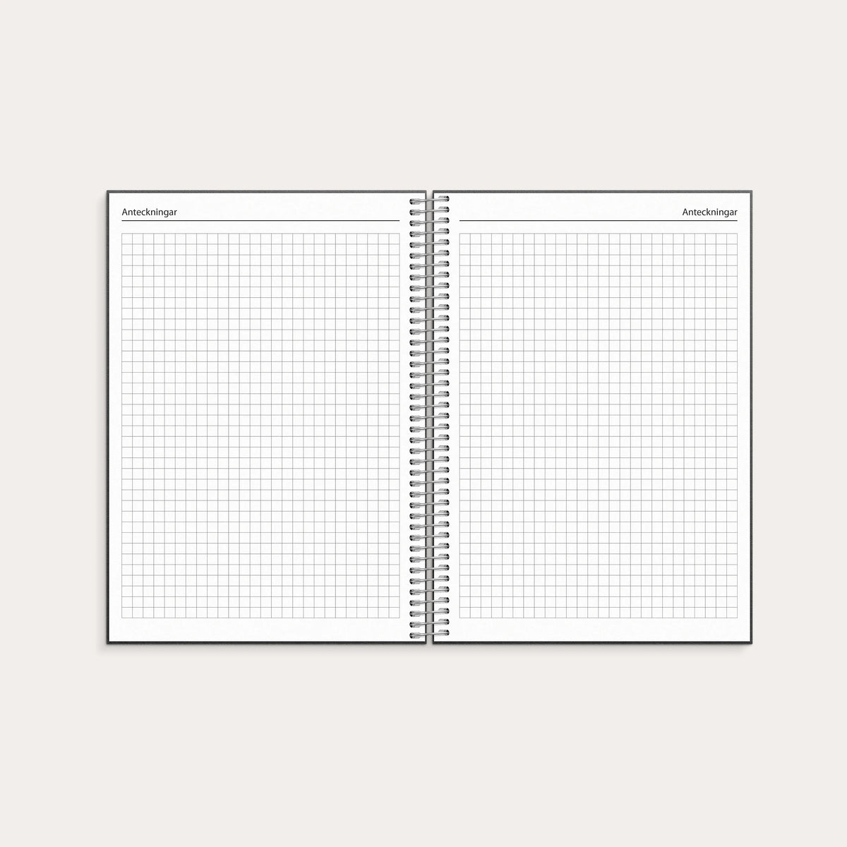 Kalender 2027 Business VIP svart konstläder