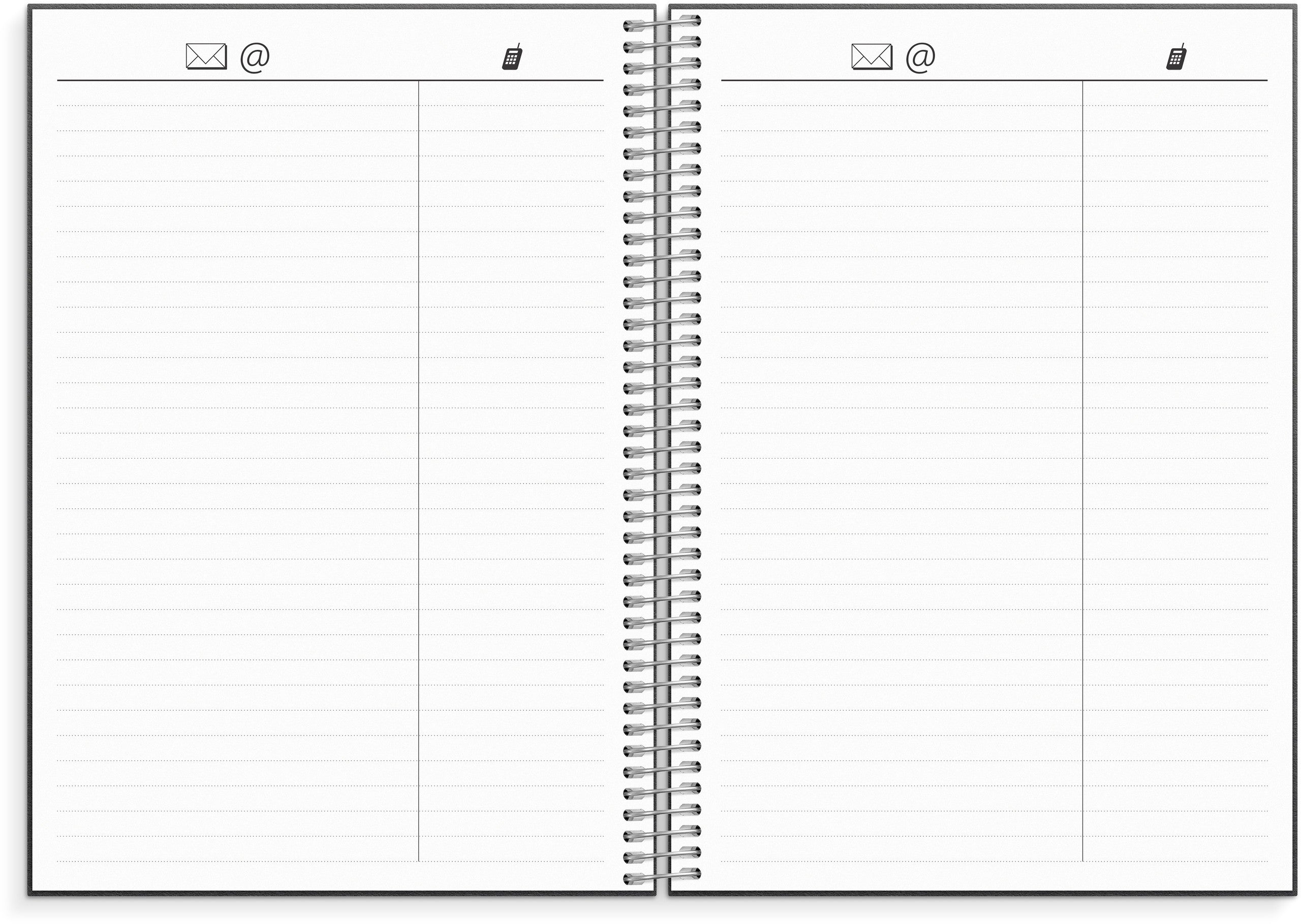 Kalender 2027 Business VIP svart konstläder