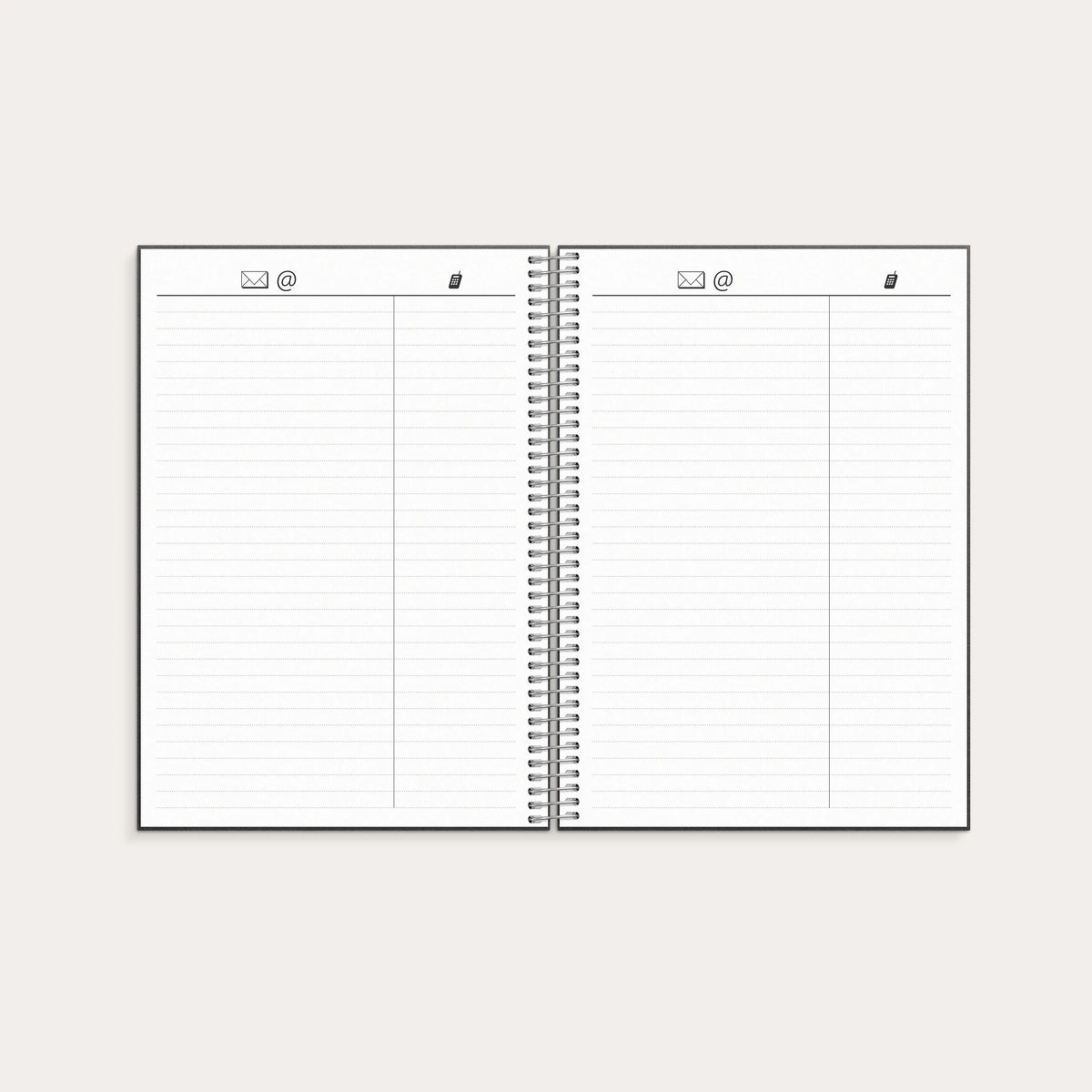 Kalender 2027 Business VIP svart konstläder