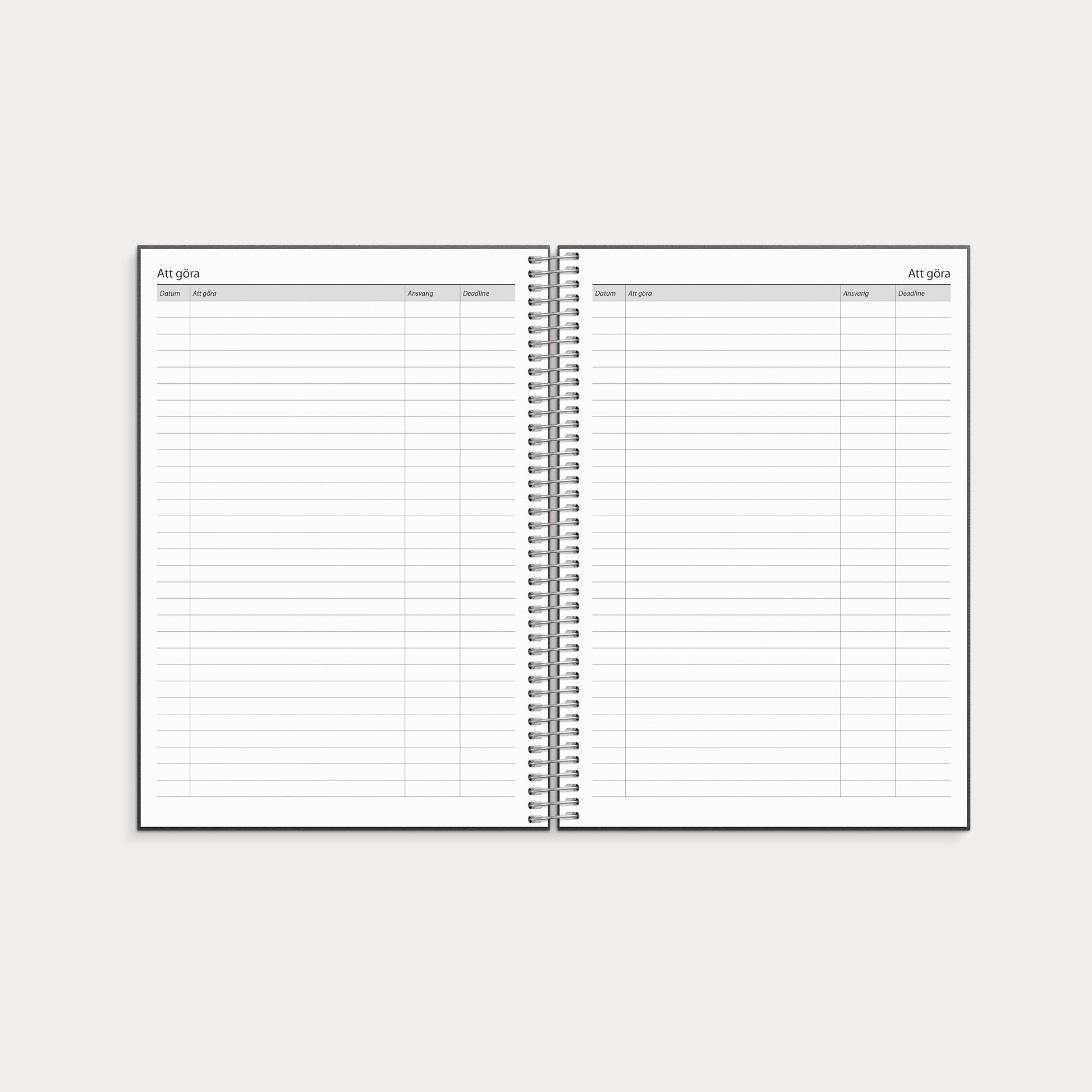 Kalender 2026 Business VIP refill – detail view