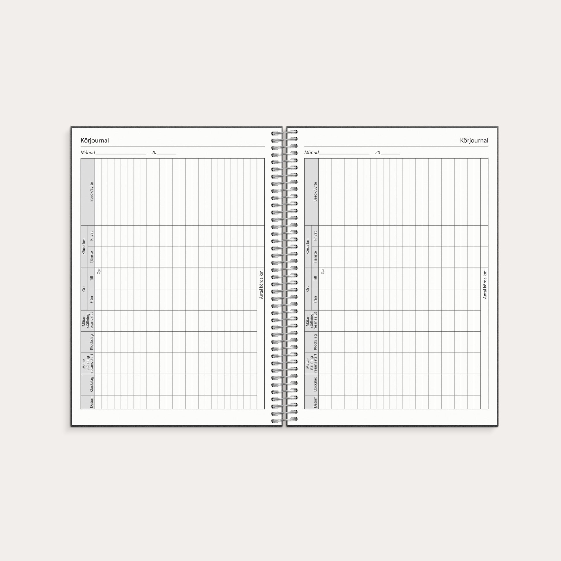 Kalender 2026 Business VIP refill – detail view