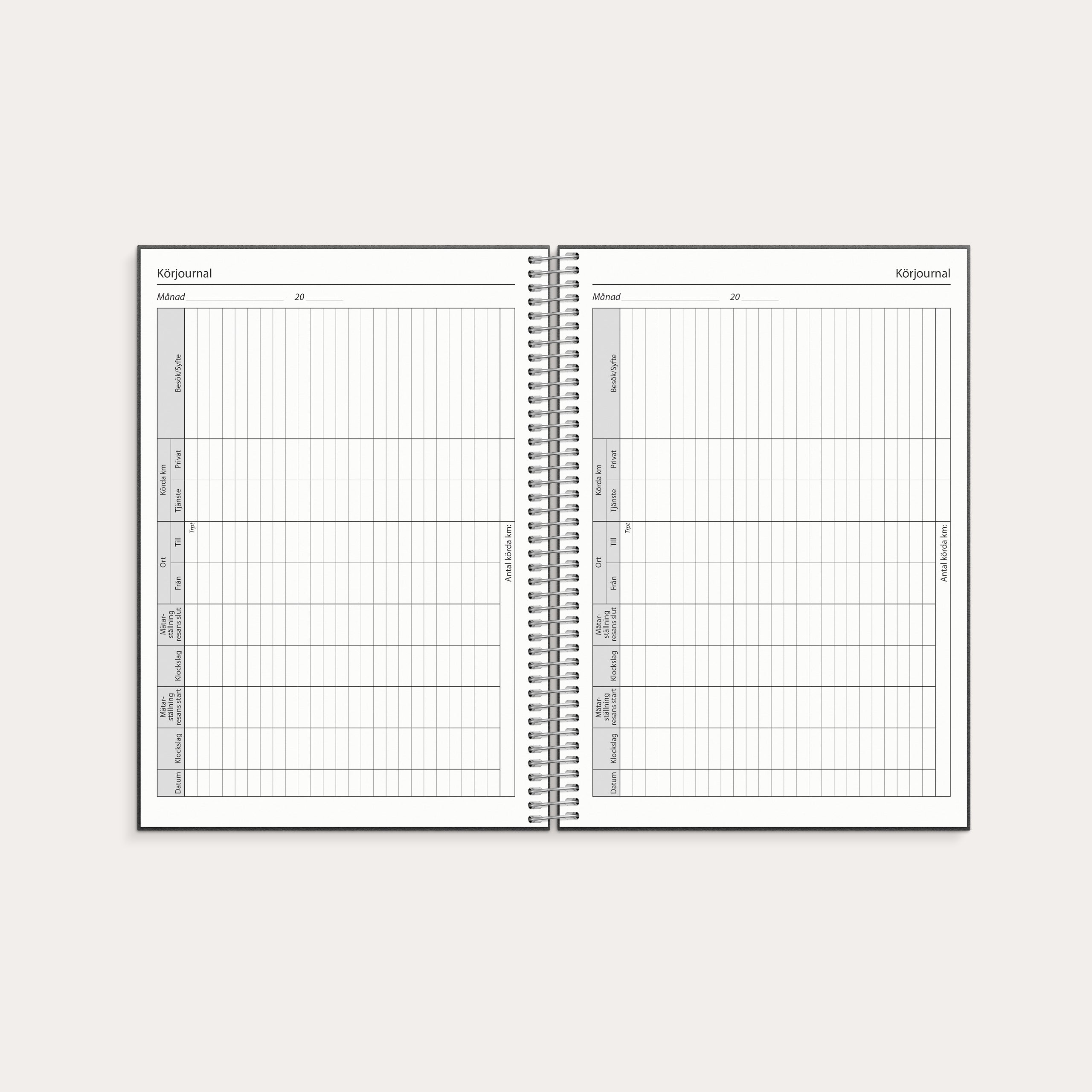 Kalender 2026 Business VIP refill – detail view