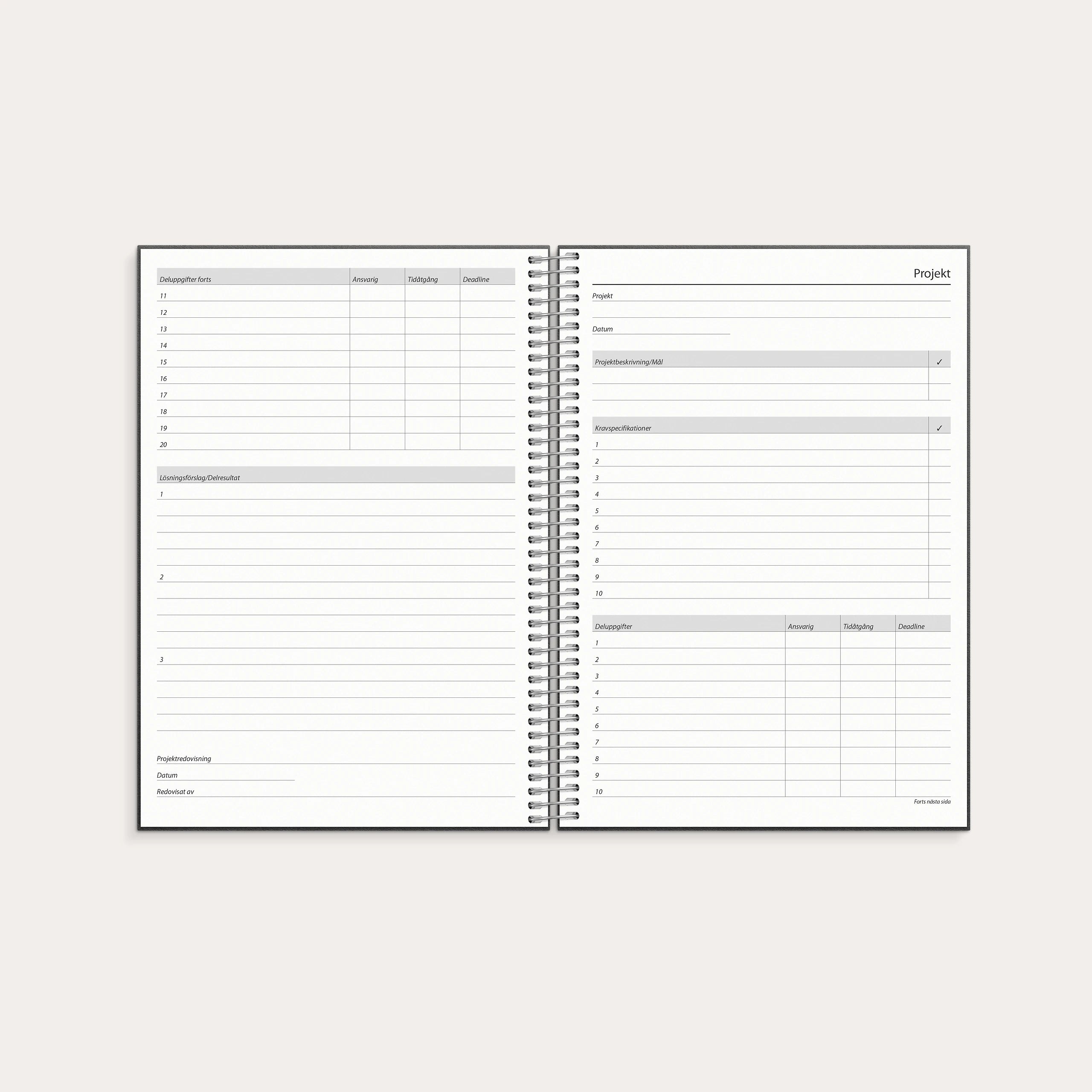 Kalender 2027 Business VIP refill