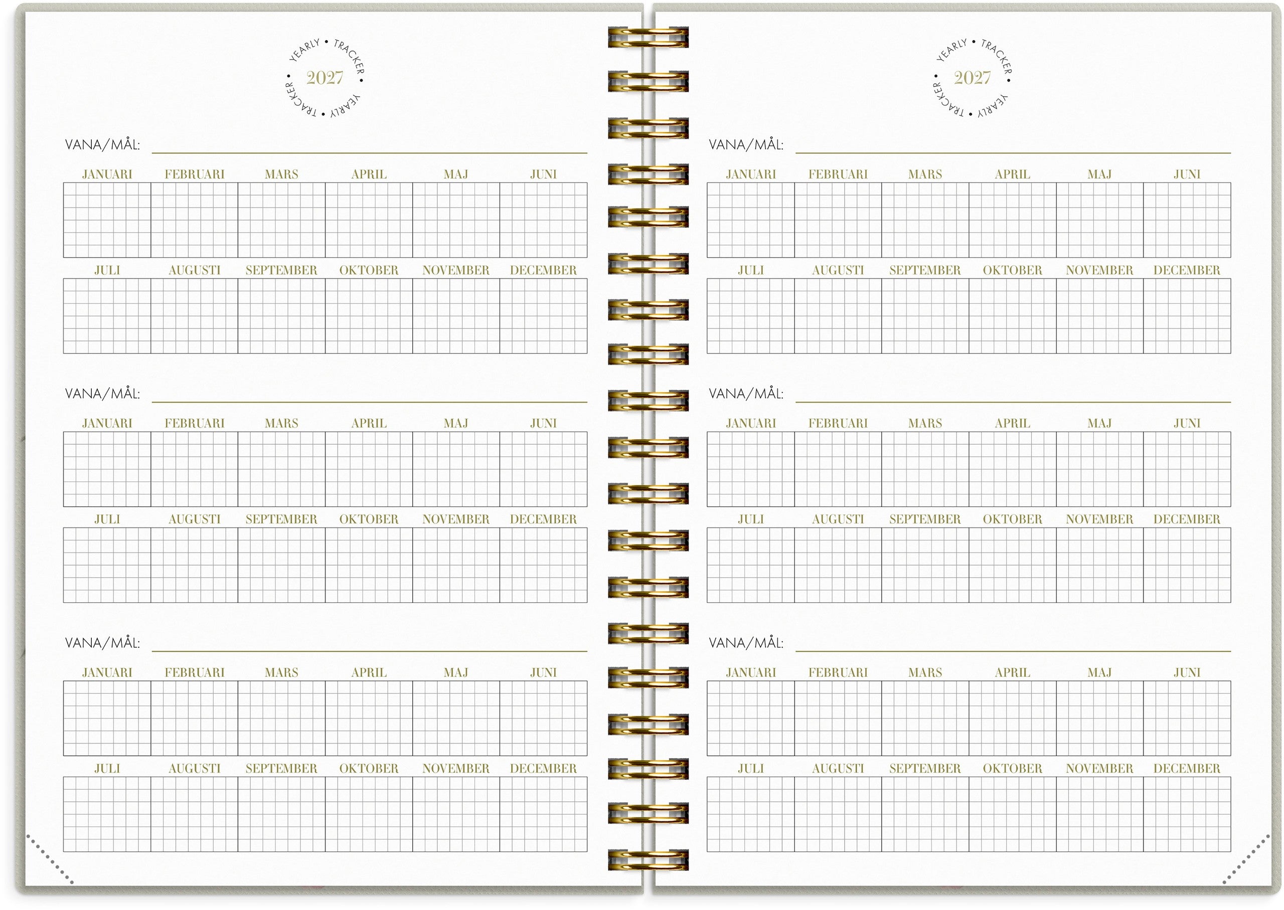 Life Planner Essentials A6 2027