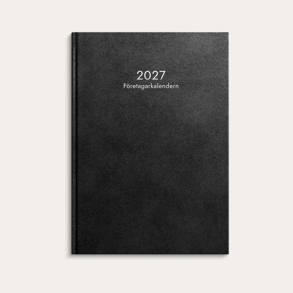 Företagarkalendern 2027 svart konstläder