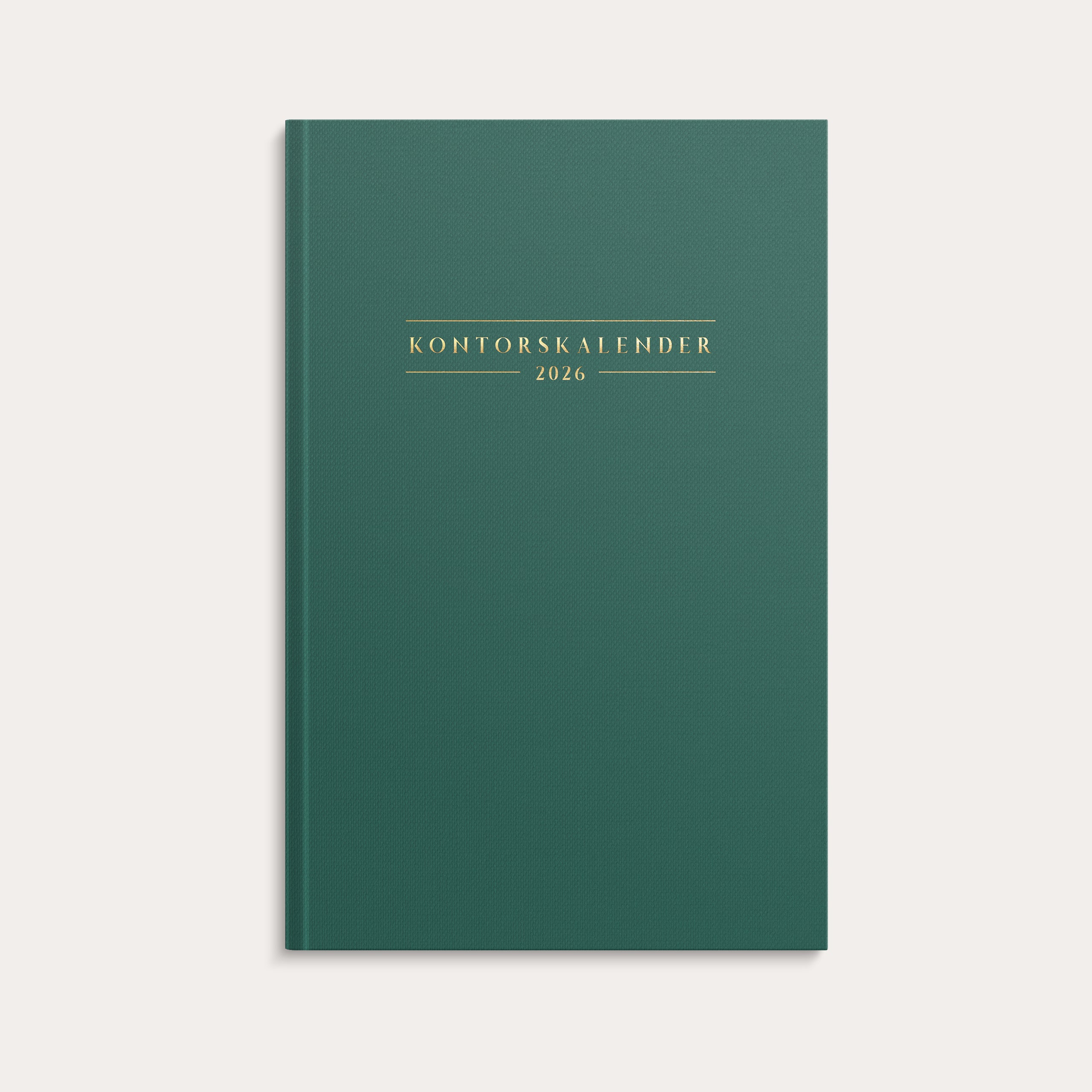 Kalender 2026 Kontorskalender grön