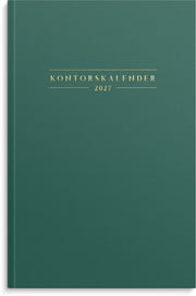Kontorskalender 2027 grön
