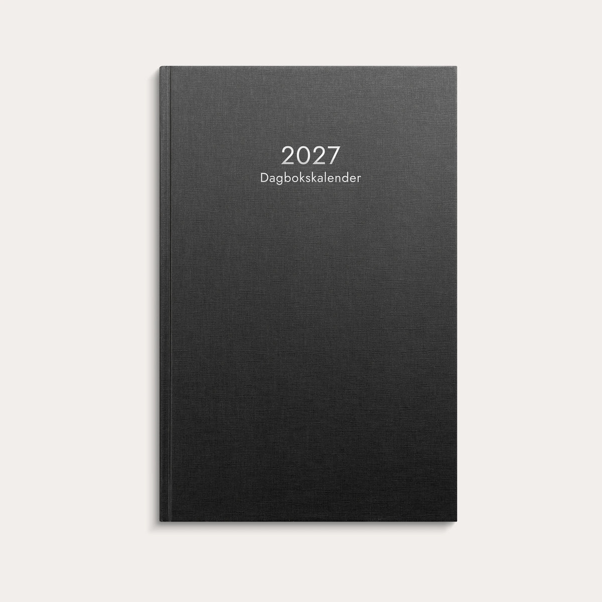 Dagbokskalender 2027 svart