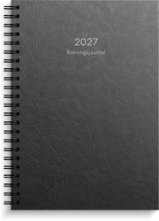 Bokningsjournalen 2027 svart kartong