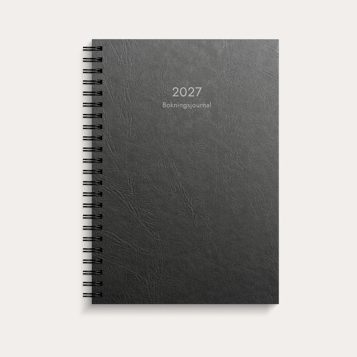Bokningsjournalen 2027 svart kartong