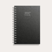 Tidkalender 2027 svart kartong