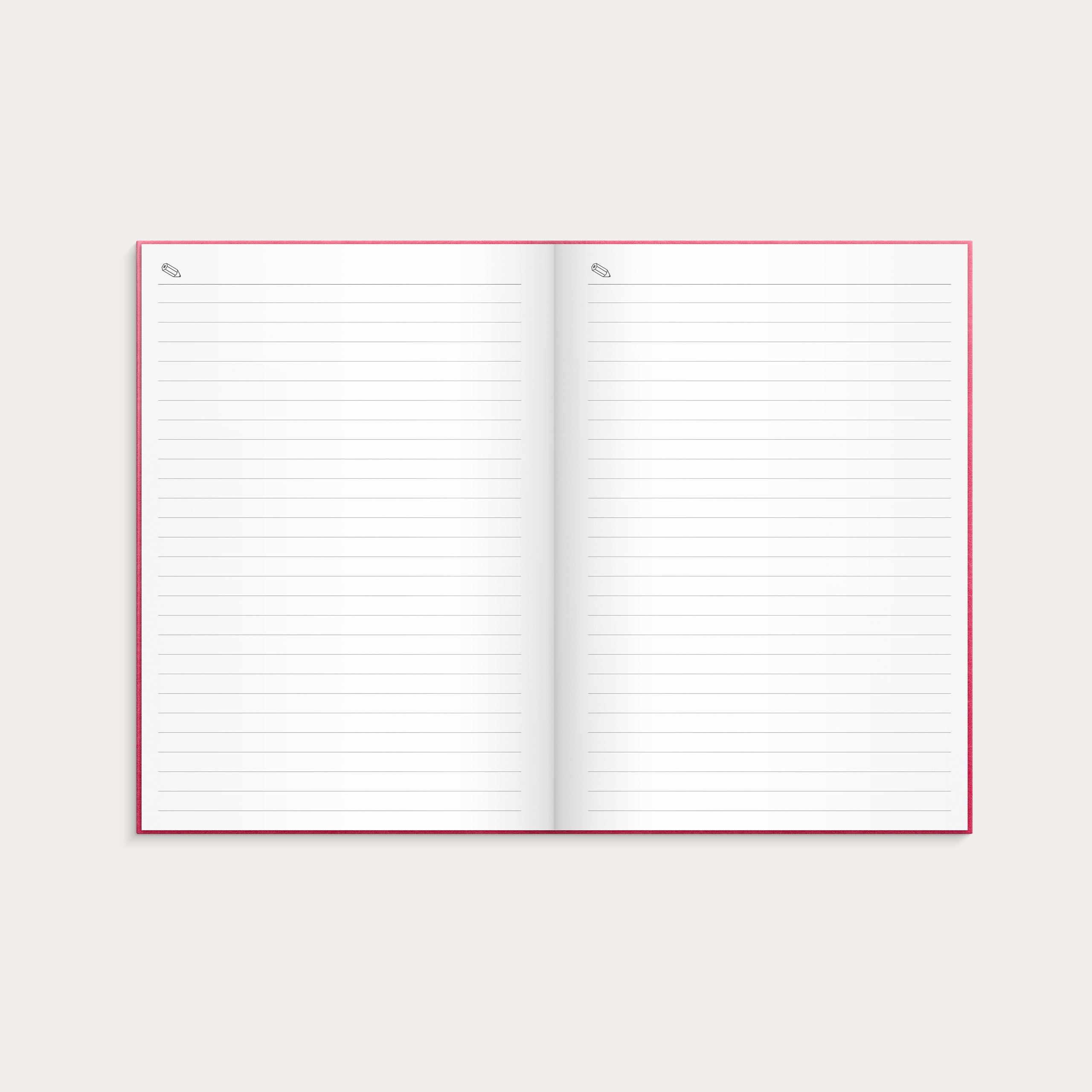 Kalender 2026 Weekly A5 rosa konstläder