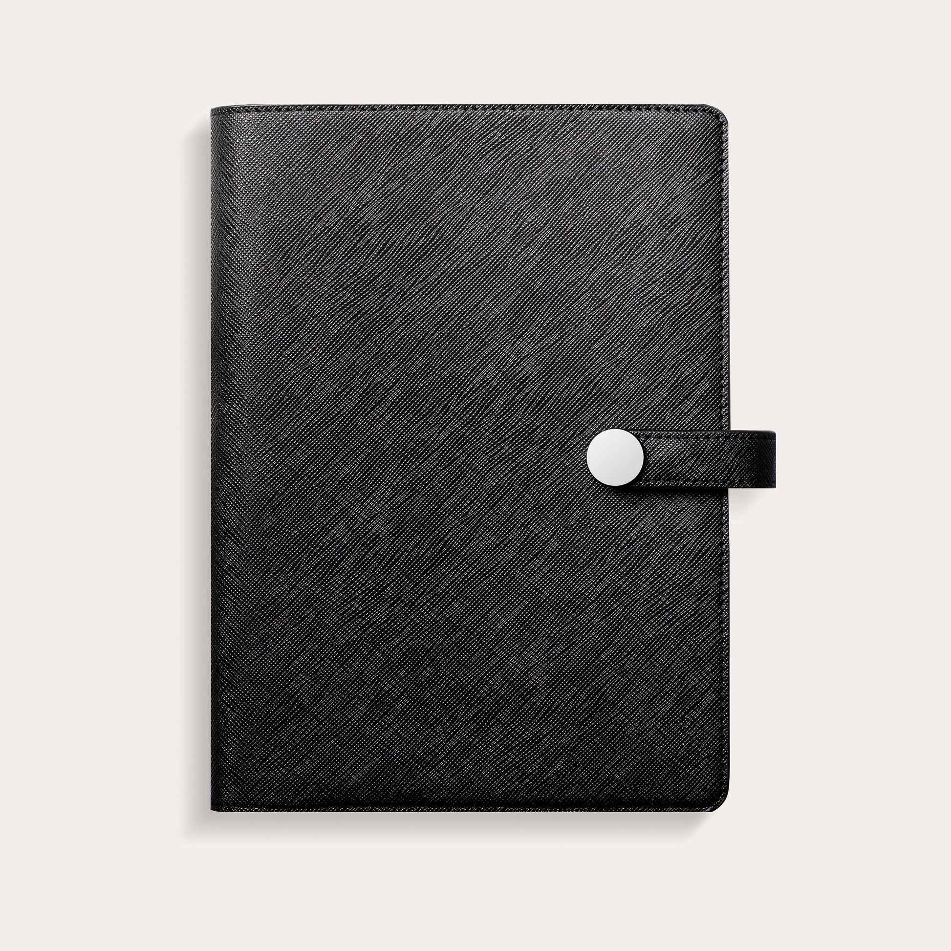 Kalender 2026 Diplomat svart konstläder Tora