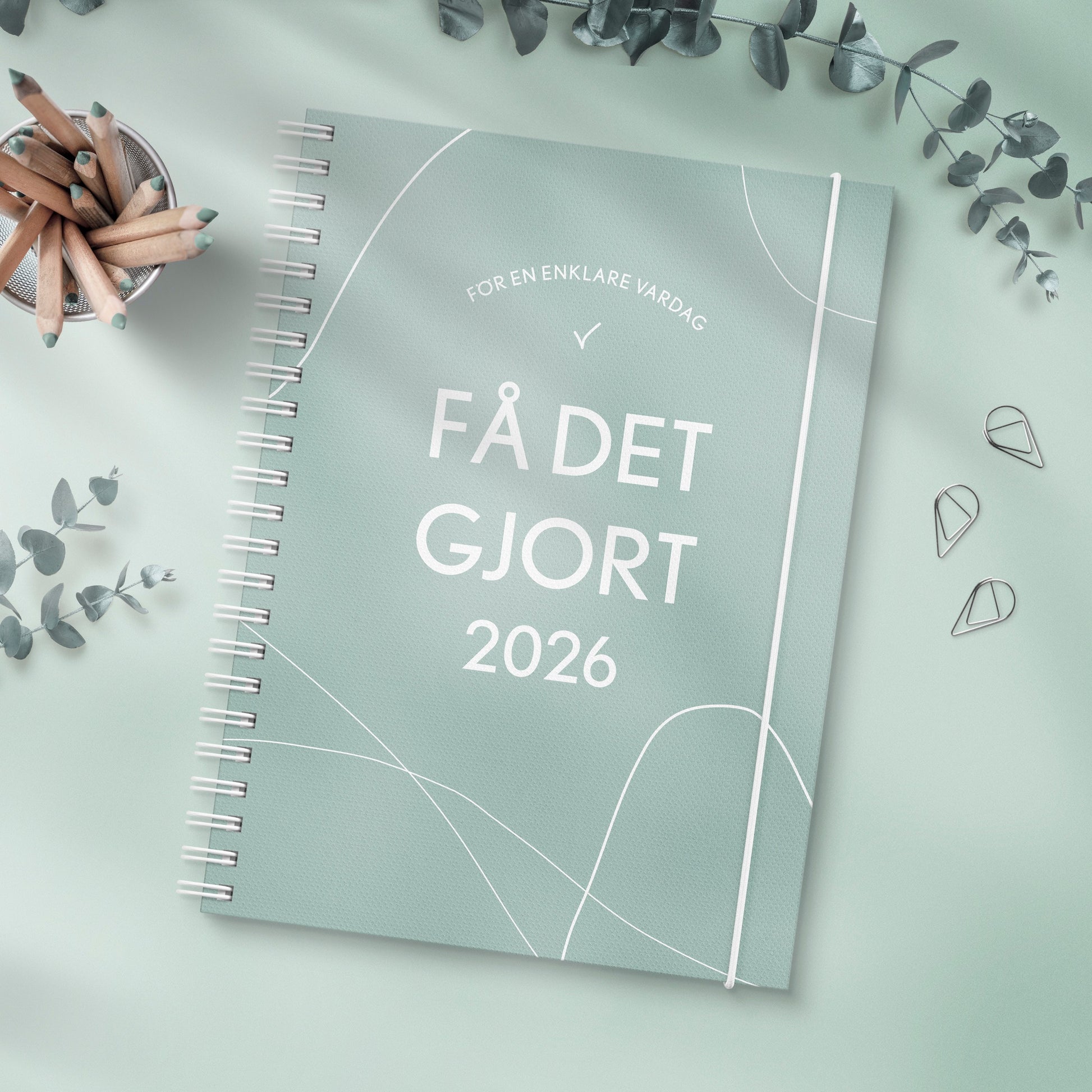 Kalender Få det gjort 2026 grön – view 2