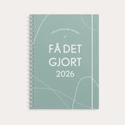 Kalender 2026 Få det gjort grön