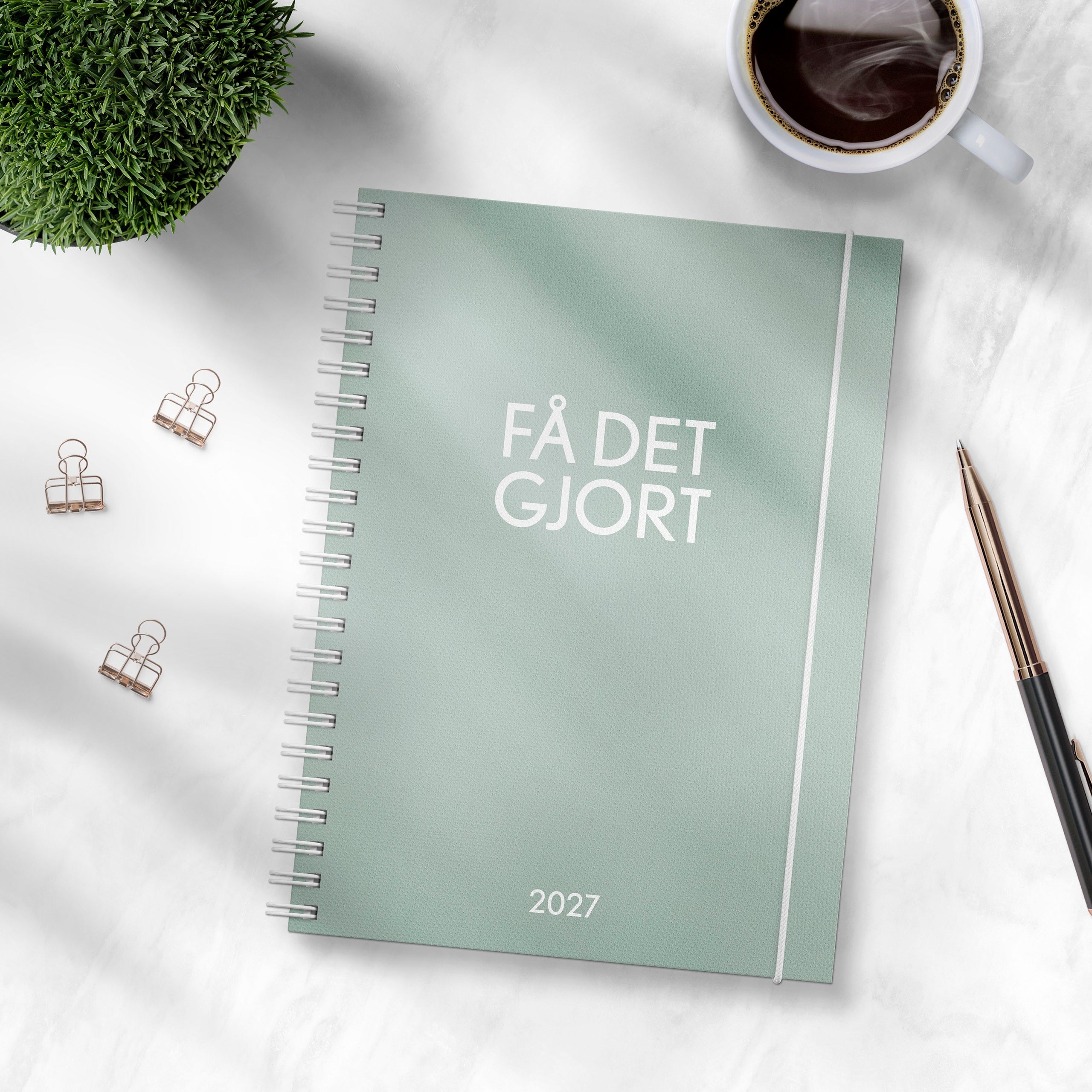Kalender Få det gjort 2027 grön