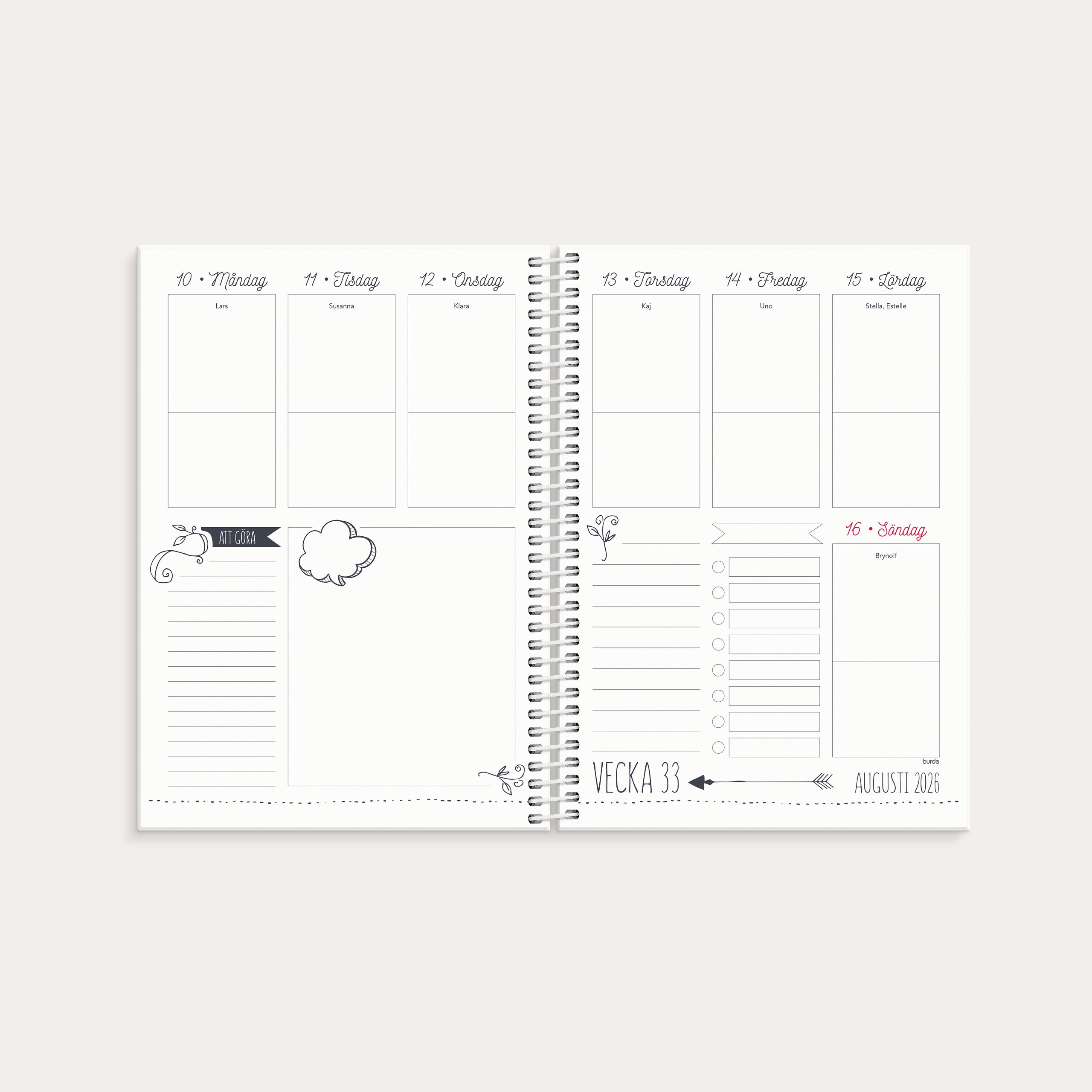 Kalender Doodle 2026