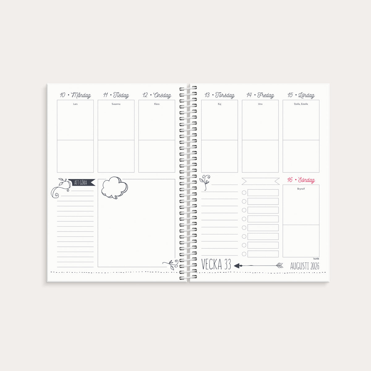 Kalender Doodle 2026