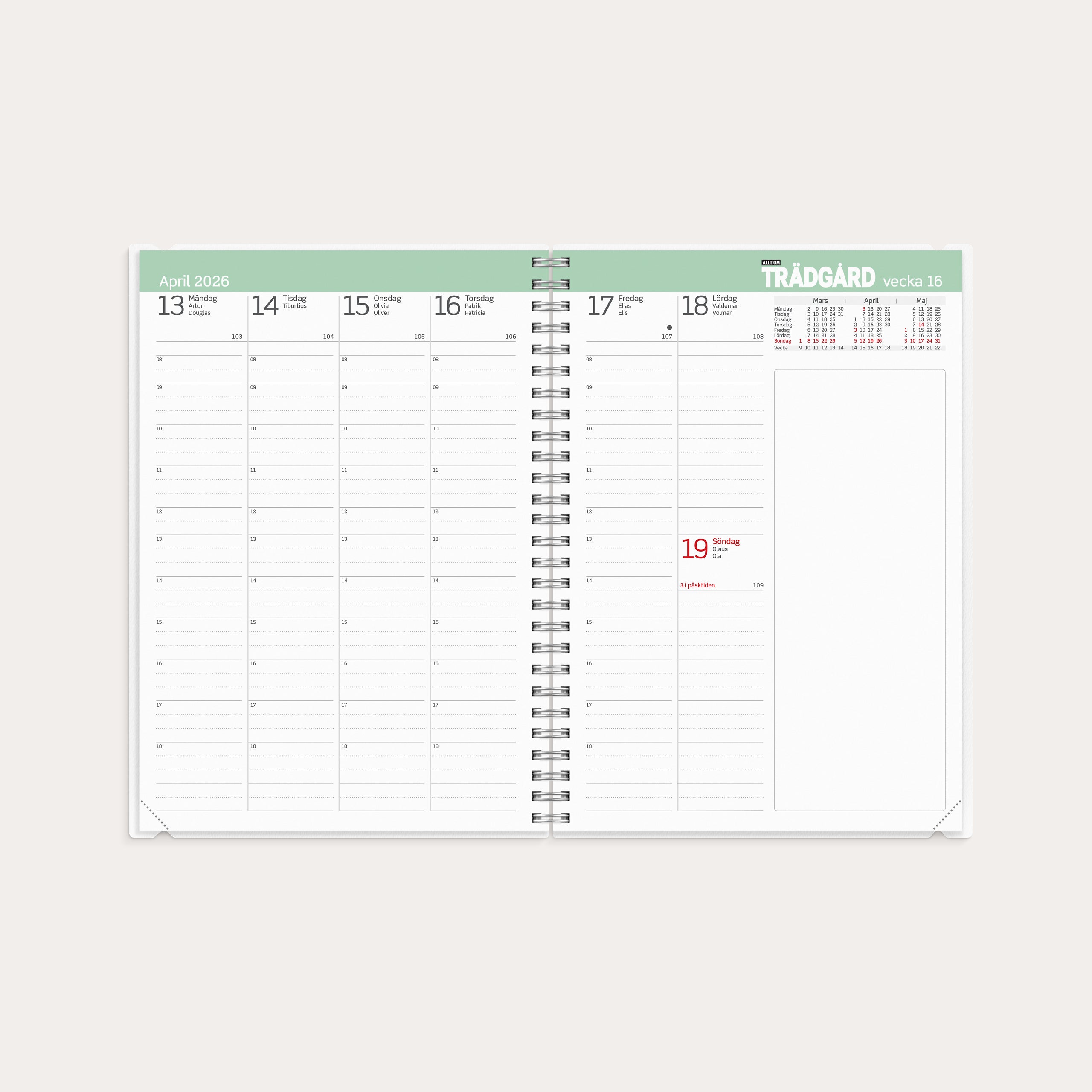 Kalender Allt om Trädgård 2026