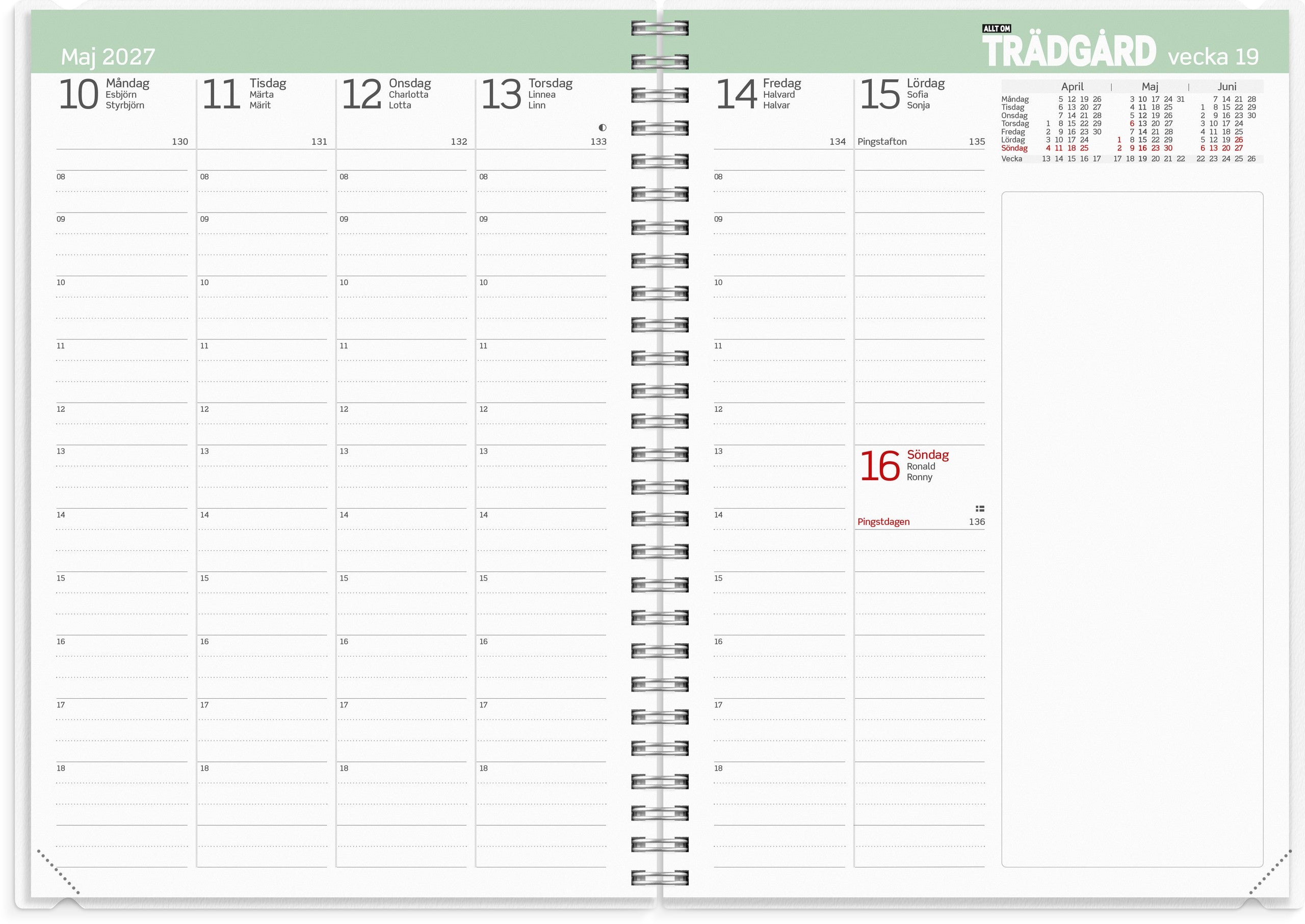 Kalender Allt om Trädgård 2027