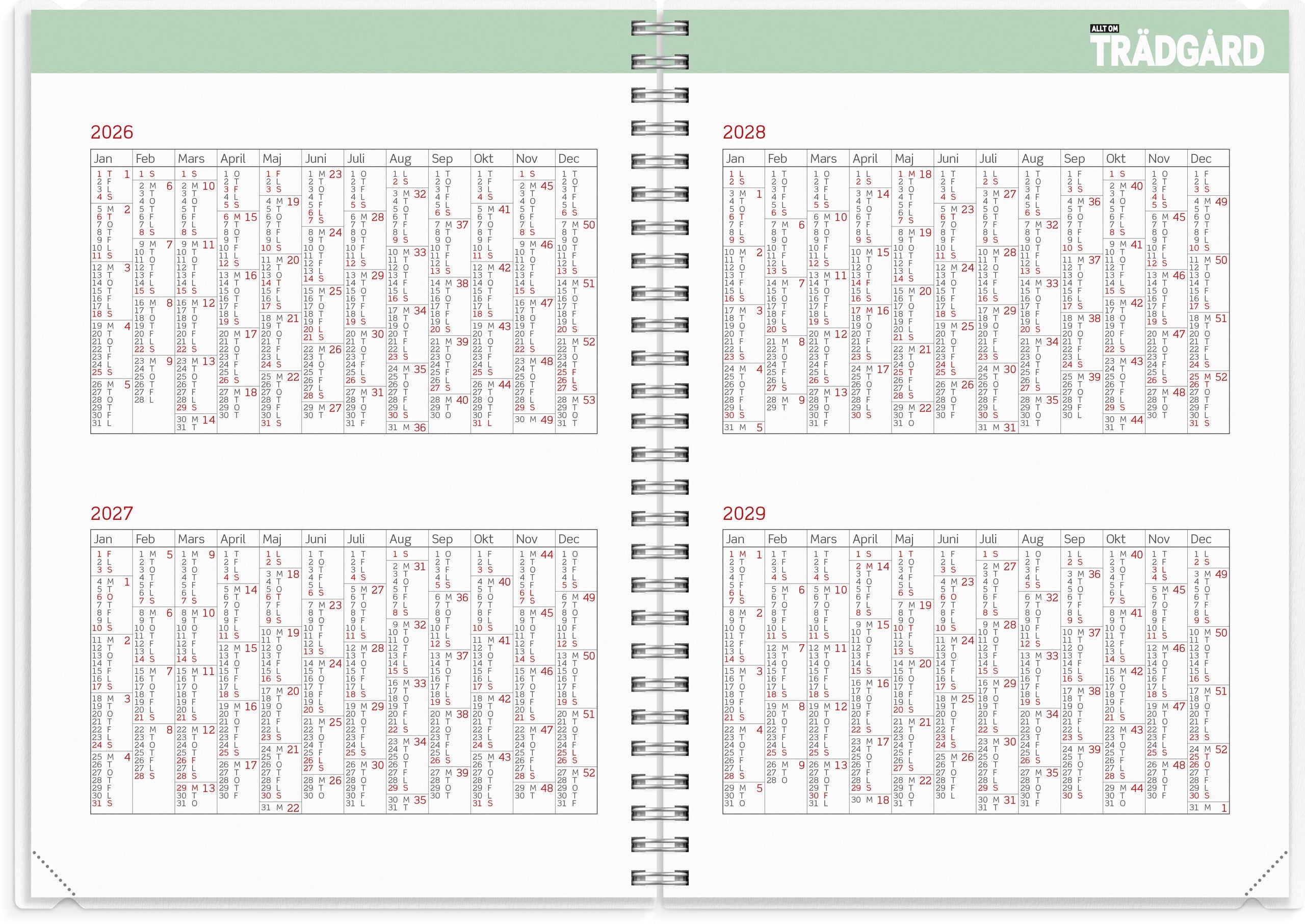 Kalender Allt om Trädgård 2027
