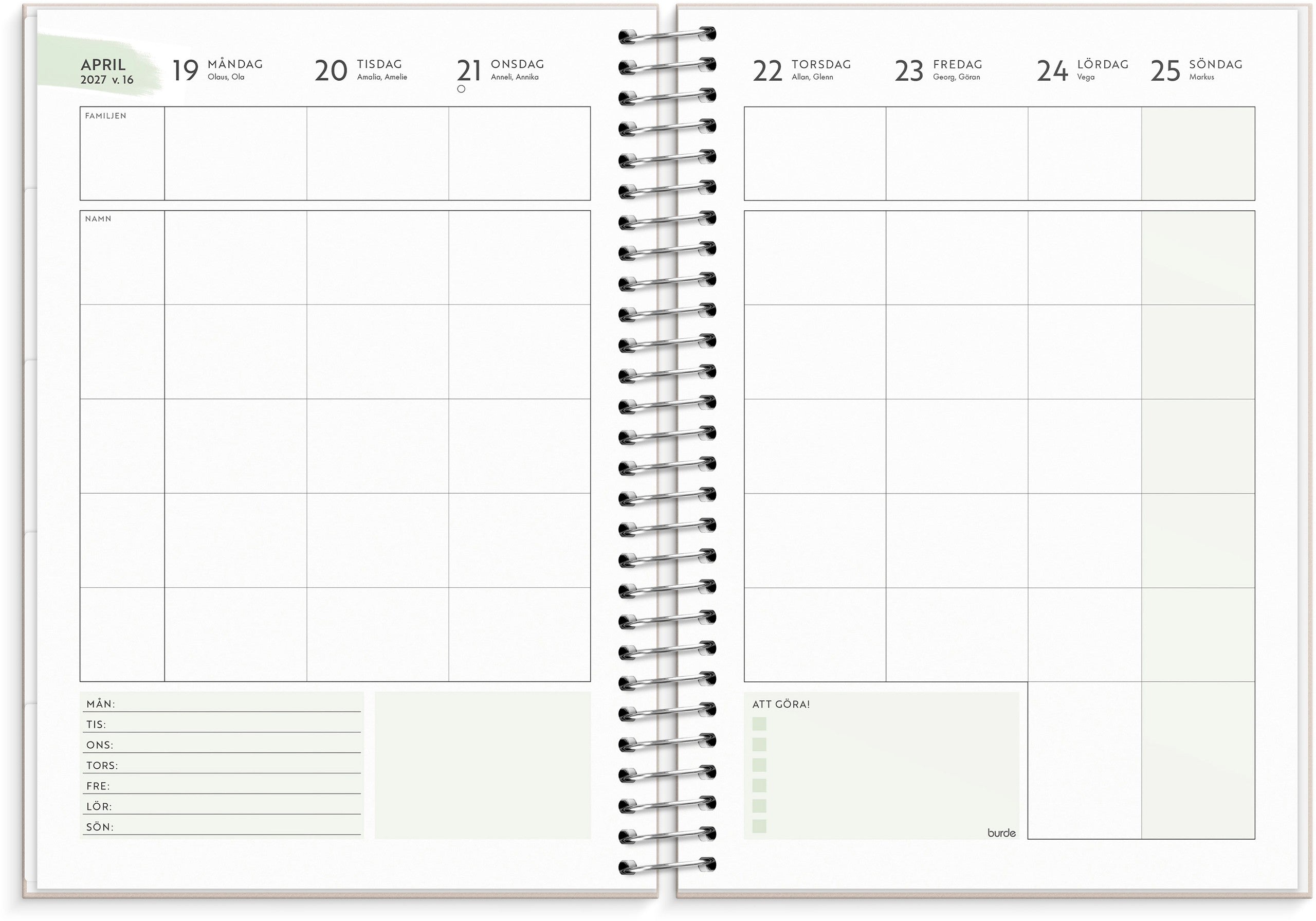 Life Organizer A5 Family 2027