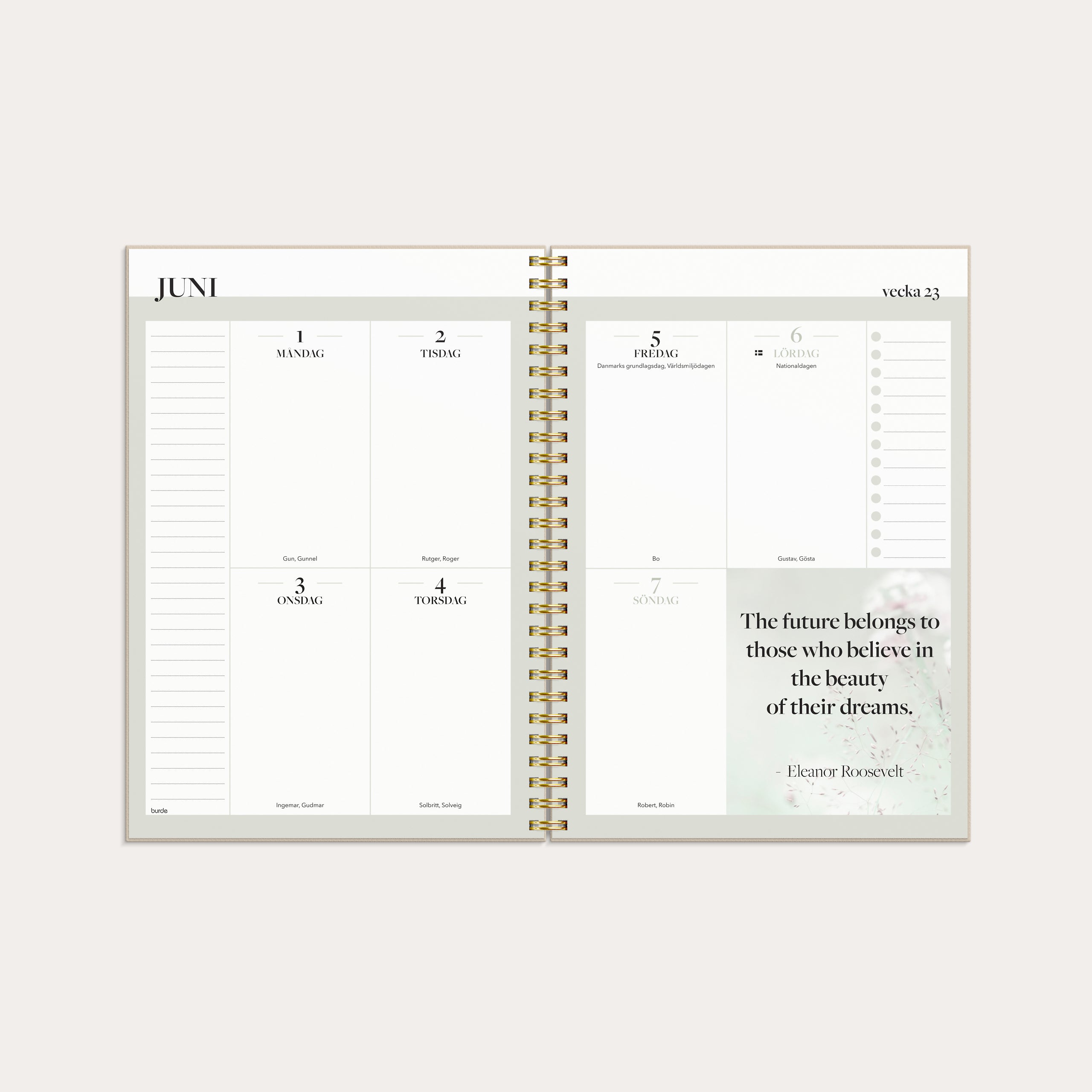 Kalender 2026 Life Planner Inspiration