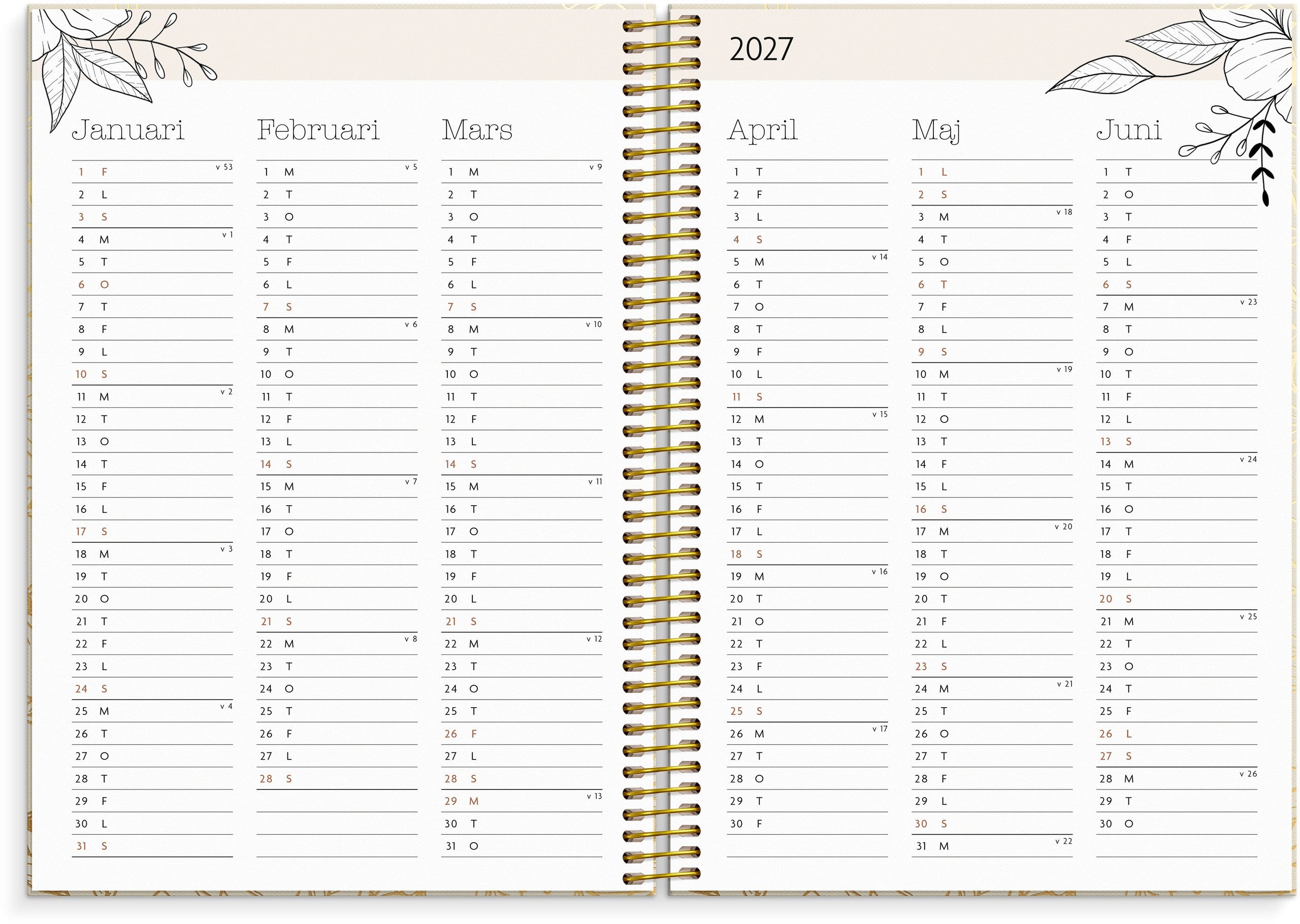 Life Planner Bloom 2027