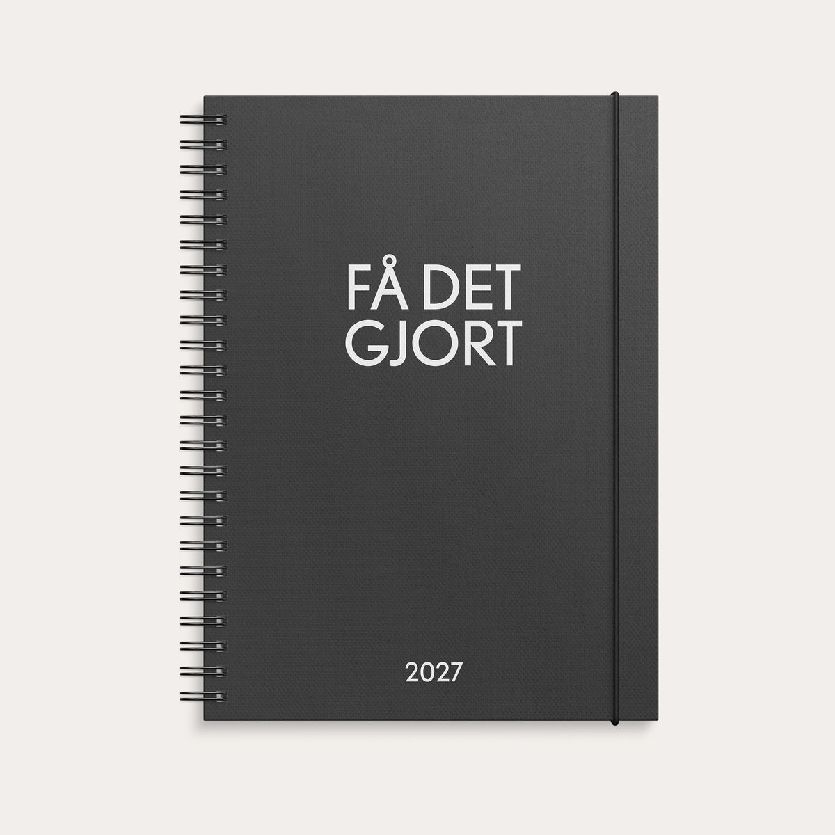 Kalender Få det gjort 2027 svart