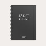 Kalender Få det gjort 2027 svart