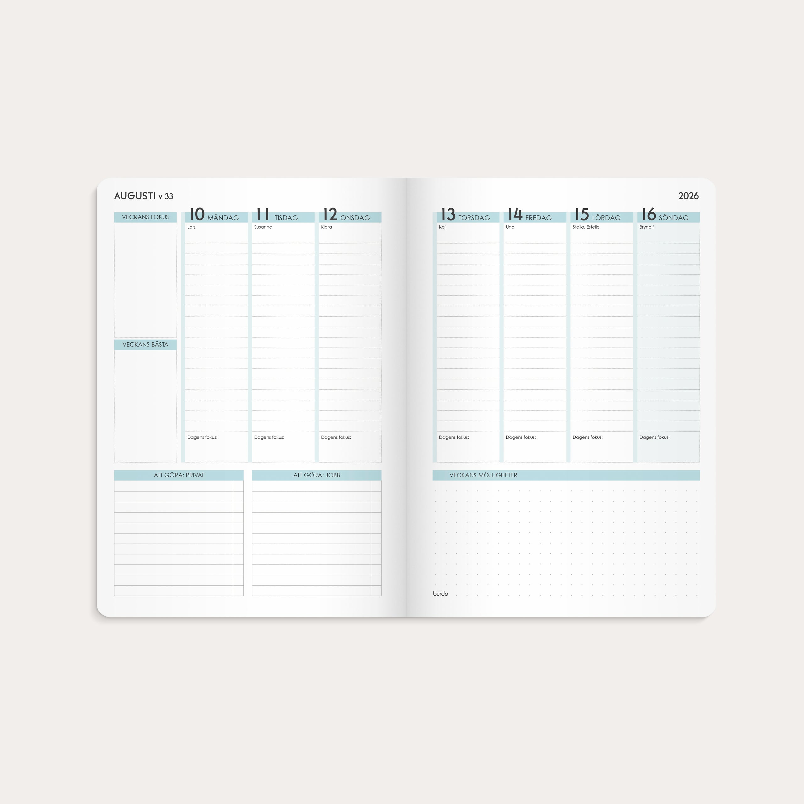 Life Planner Focus 2026